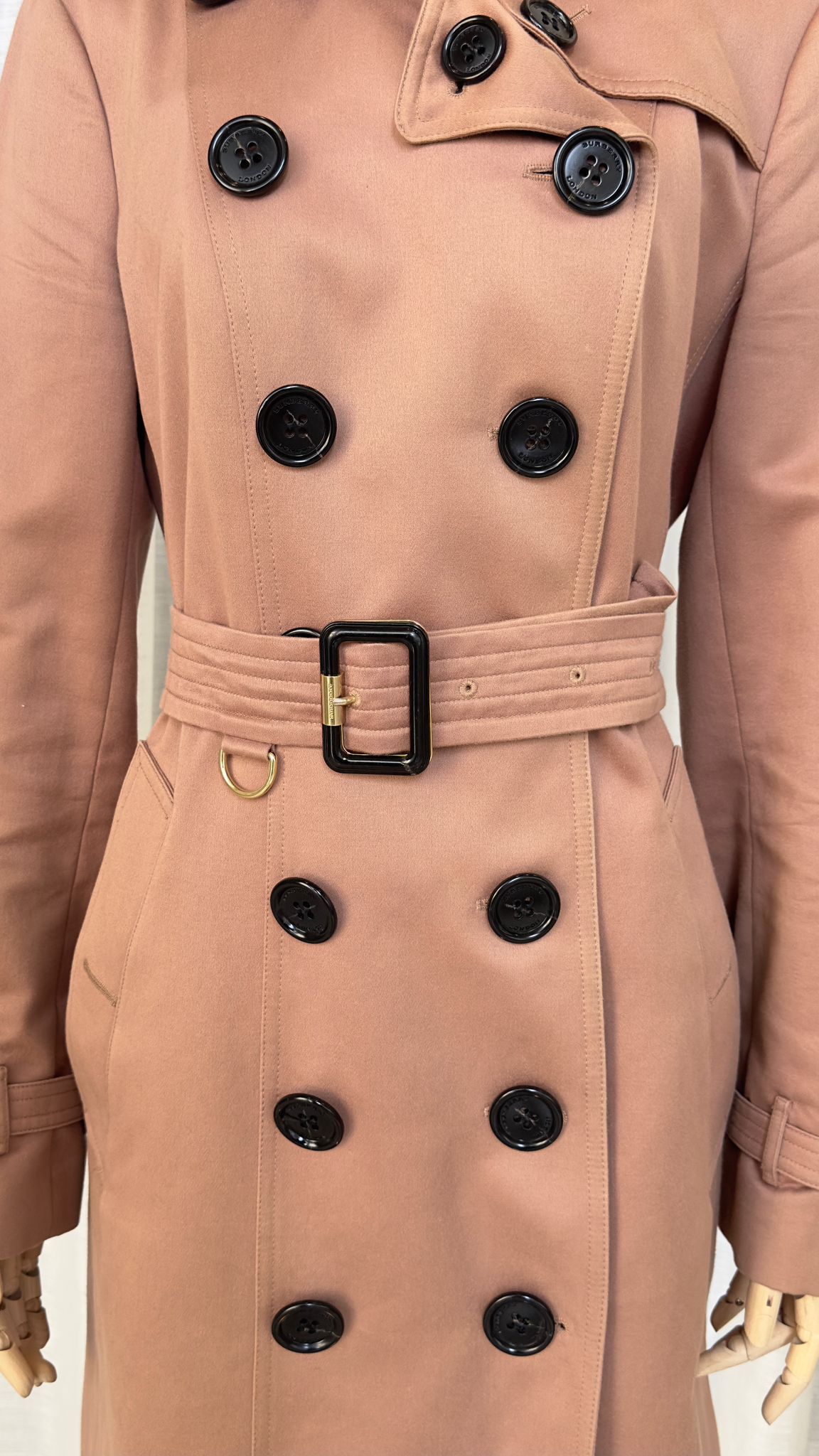 BURBERRY TRENCH COAT IN PINK