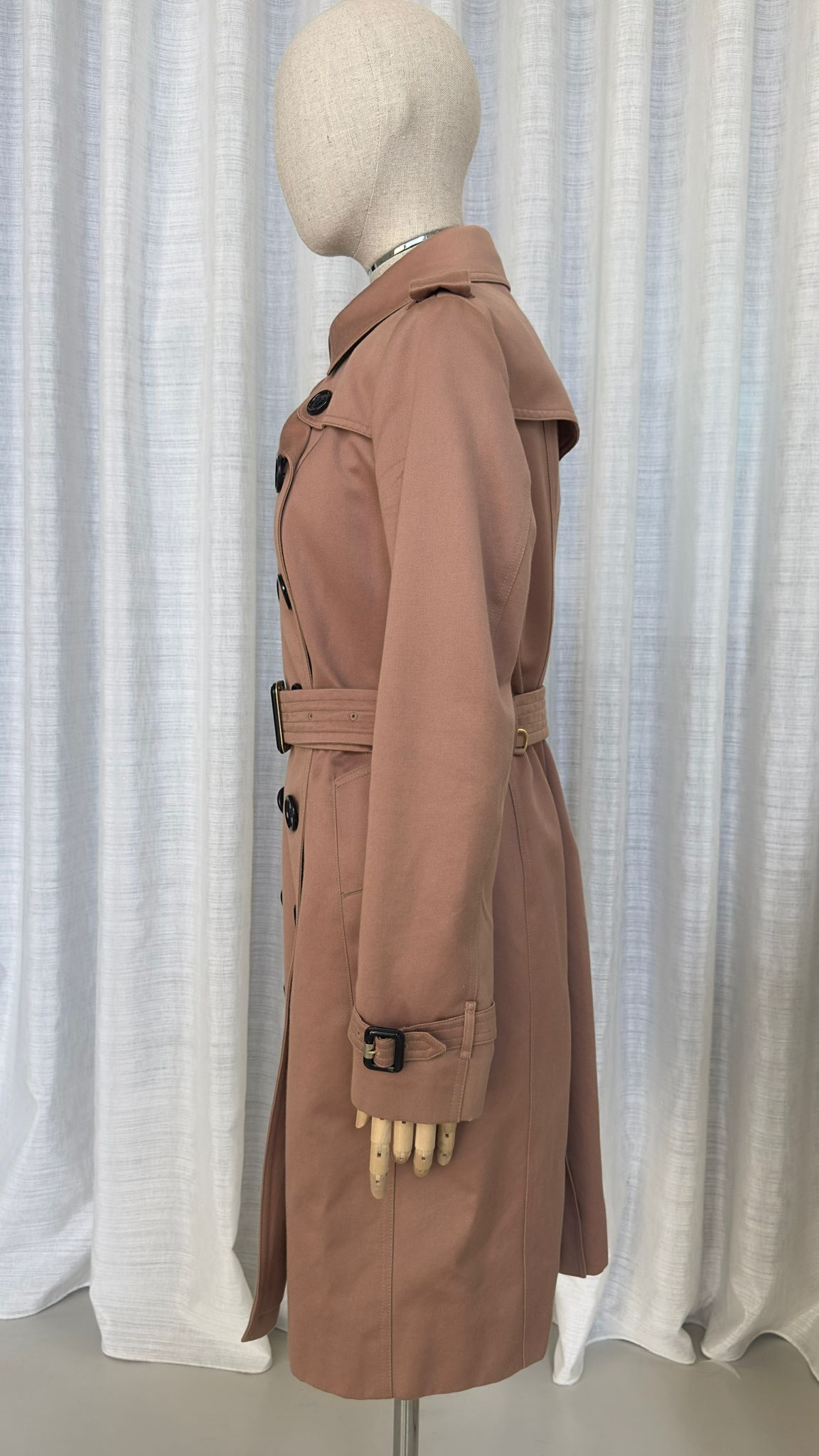 BURBERRY TRENCH COAT IN PINK