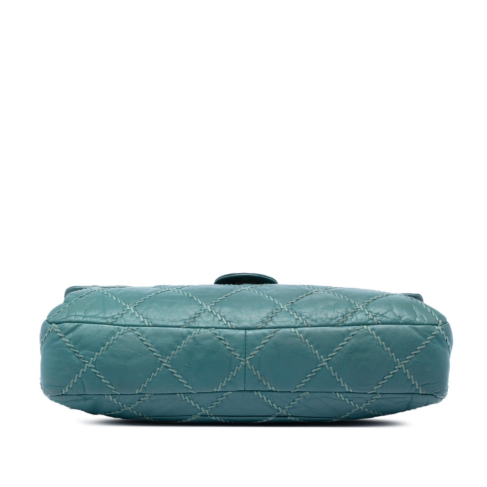 Chanel Ultimate Stitch East West Flap in Blue