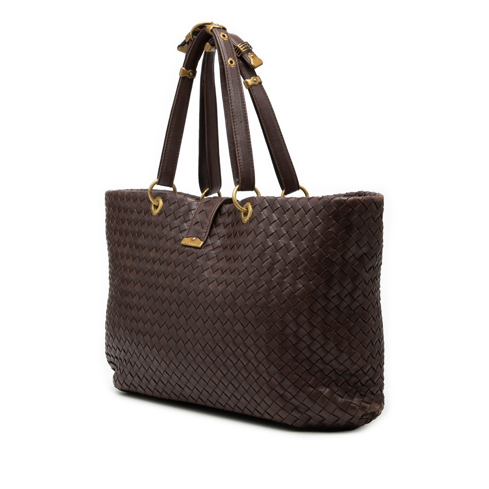 Bottega Veneta Large Nappa Intrecciato Capri Tote