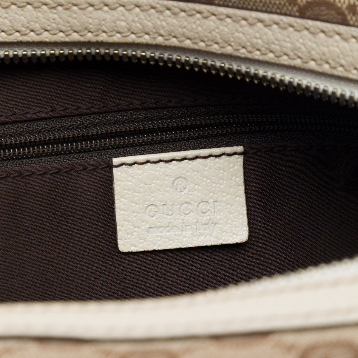 Gucci GG Canvas Princy Shoulder Bag White