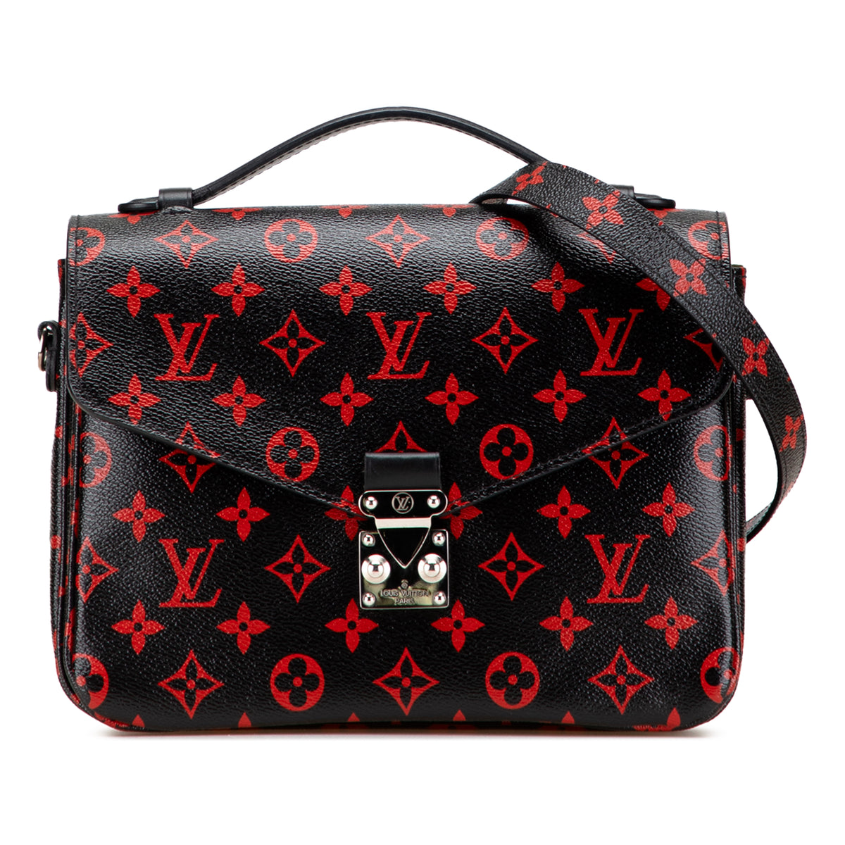 Louis Vuitton Monogram Infrarouge Pochette Metis Black