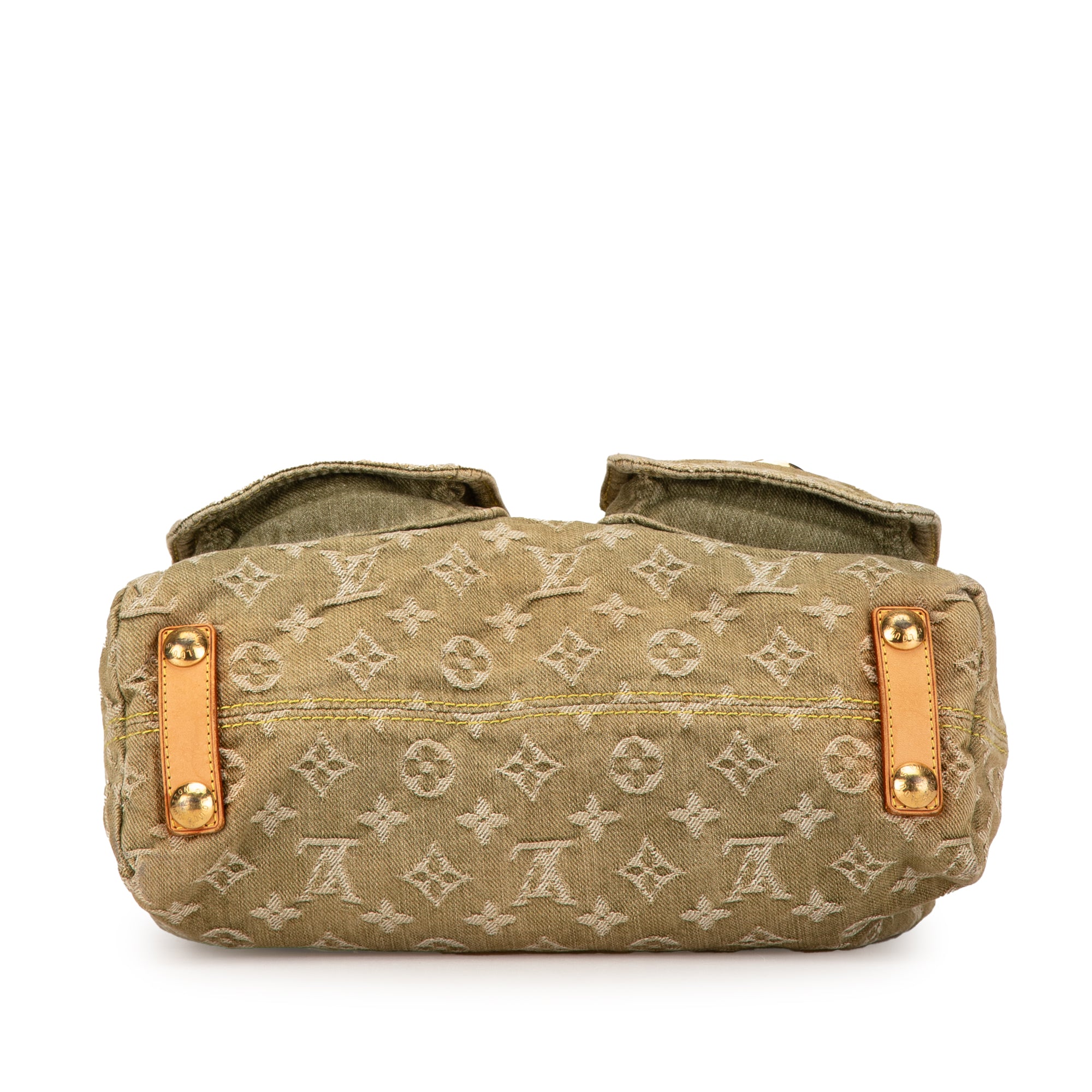 Louis Vuitton Monogram Denim Baggy PM In Green