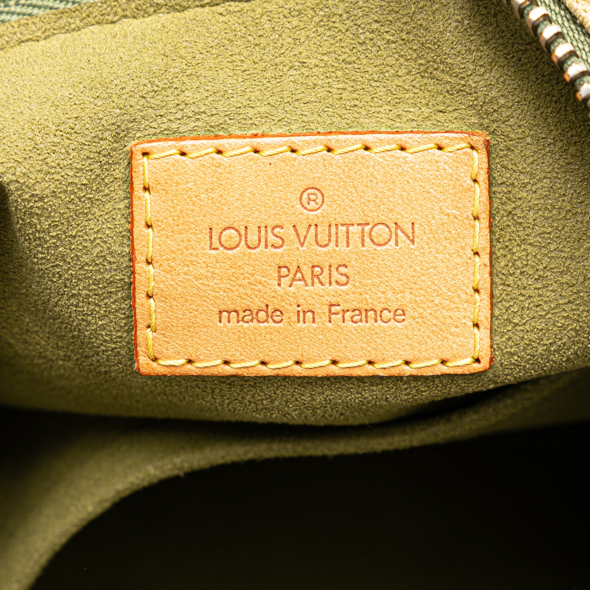 Louis Vuitton Monogram Denim Baggy PM In Green