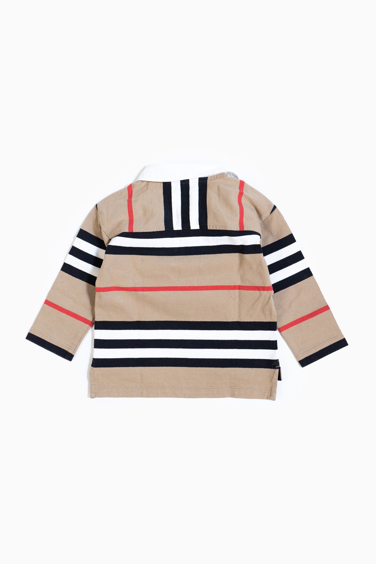 Burberry Baby Polo Shirt In Beige