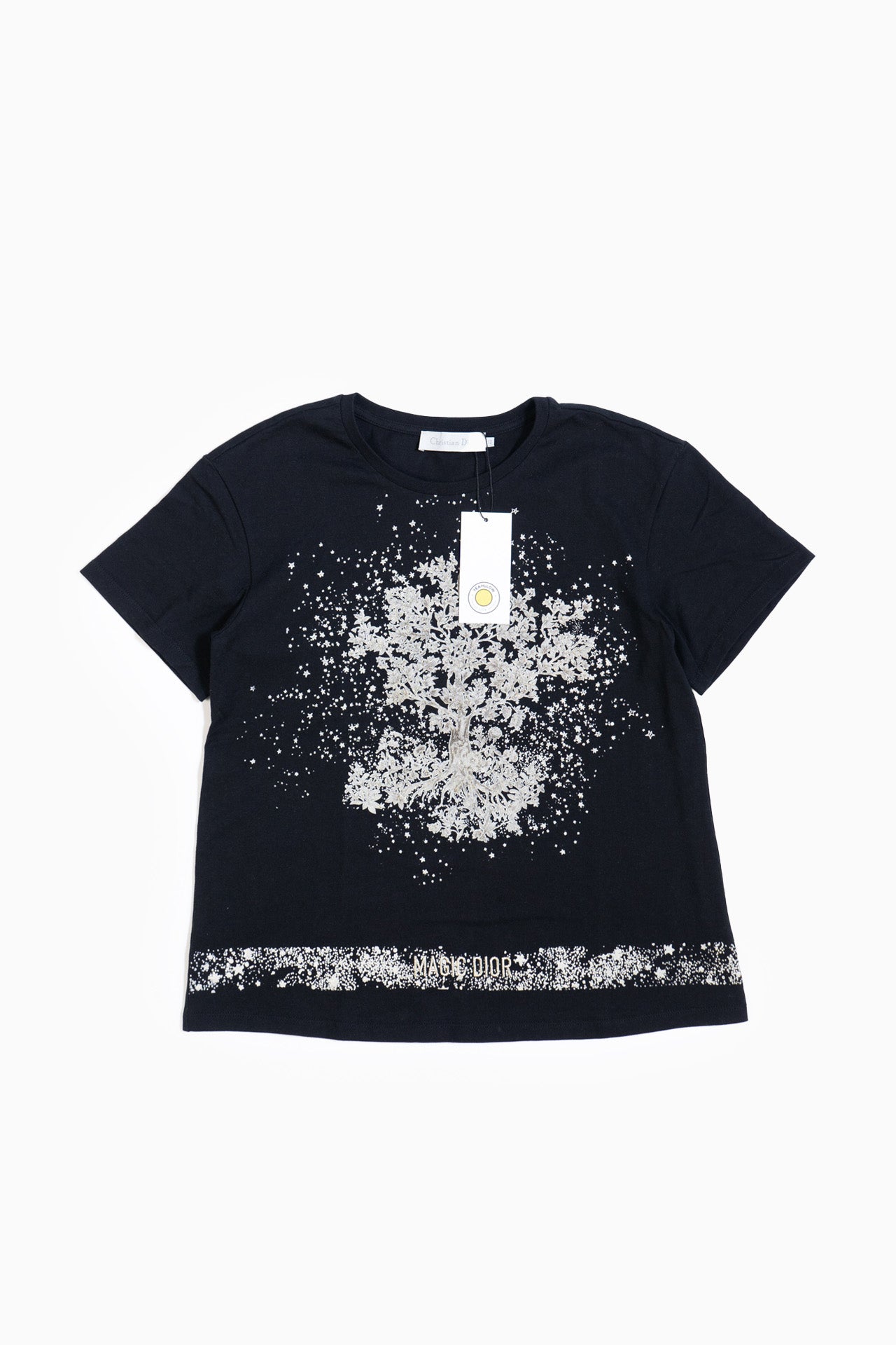 Christian Dior "Magic Dior" T-Shirt In Black