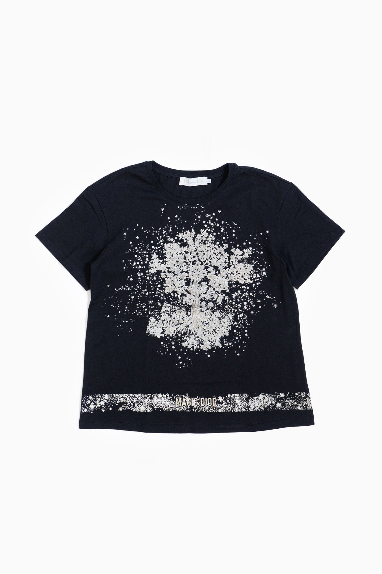 Christian Dior "Magic Dior" T-Shirt In Black