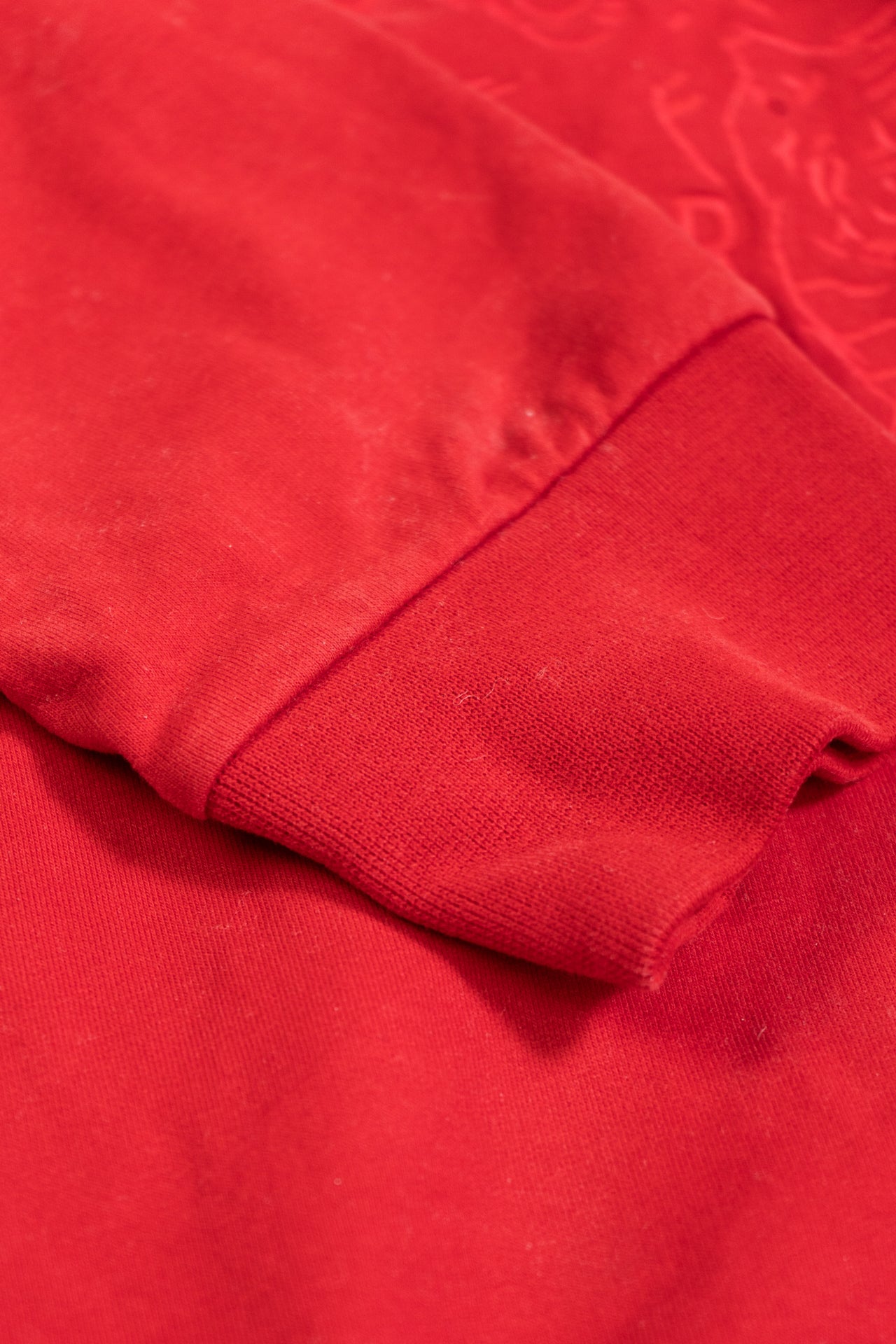 Christian Dior Embroidered Hoodie In Red