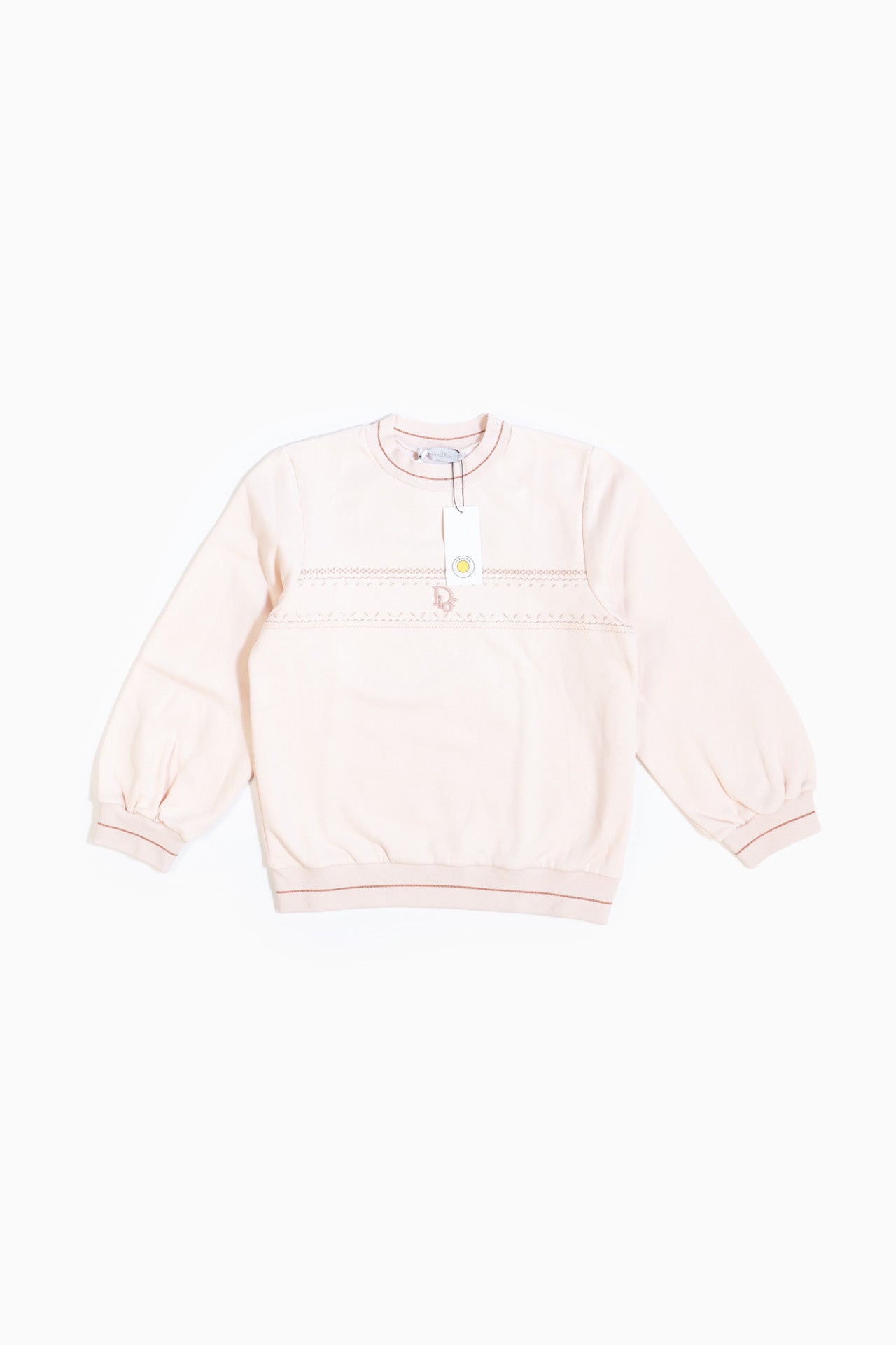 Christian Dior Embroidered Sweatshirt In Pink