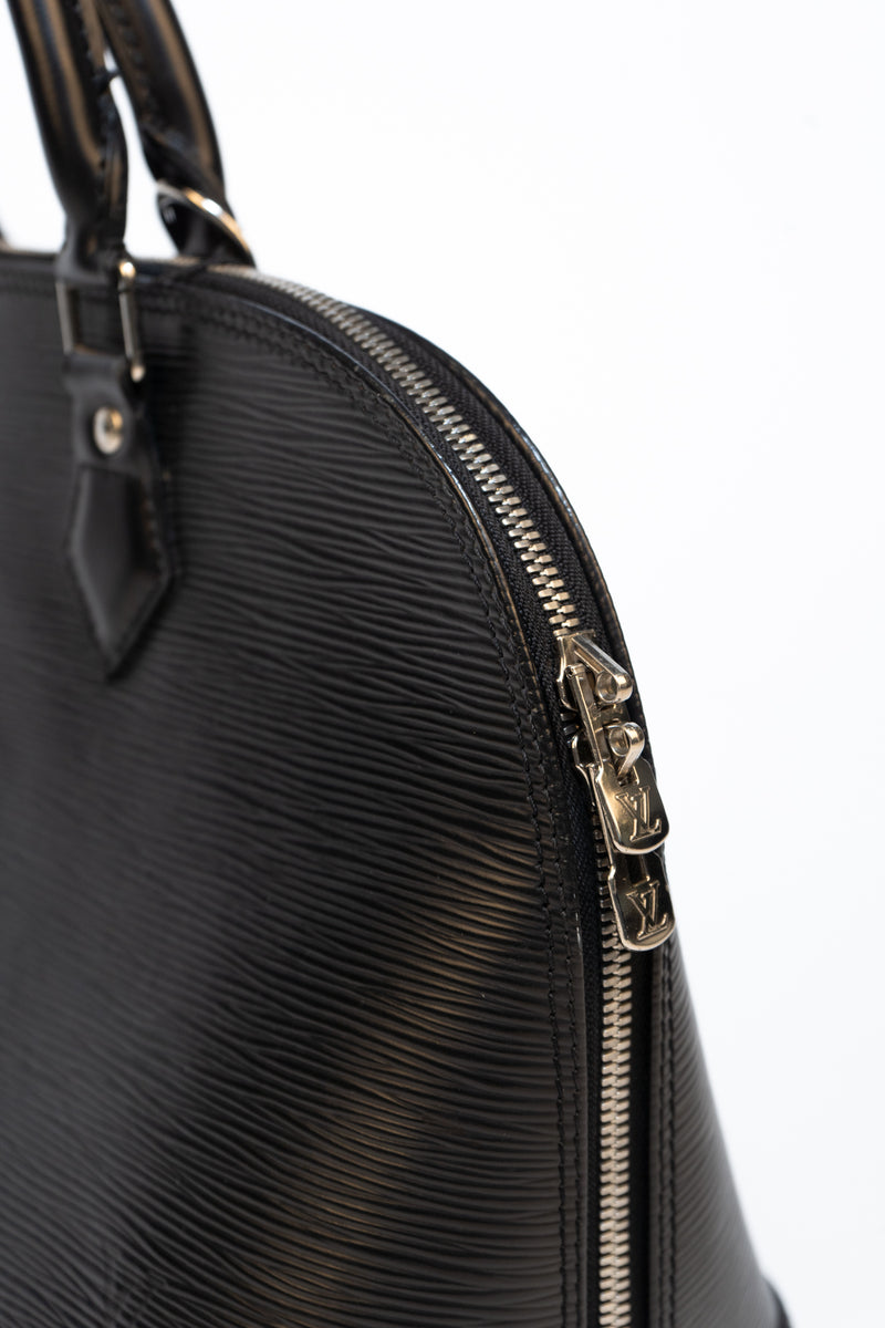 Louis Vuitton Alma In Epi Black Leather