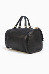 Gucci Black Leather Soho Boston Bag