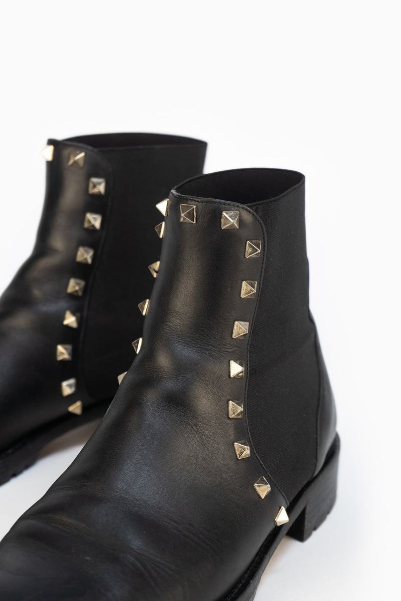 Valentino Garavani Rockstud Chelsea Boots - Size 38