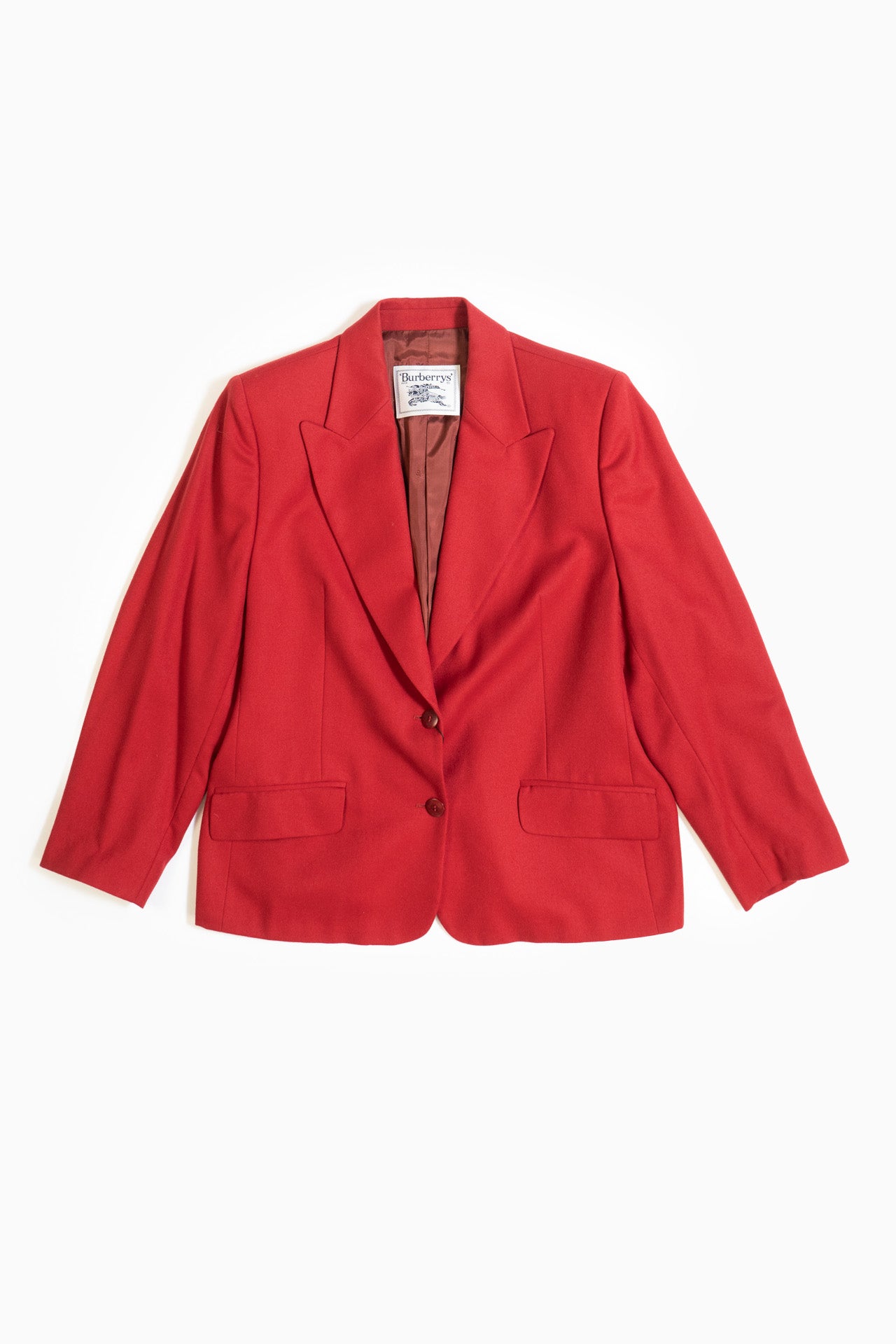 Burberry Blazer In Red