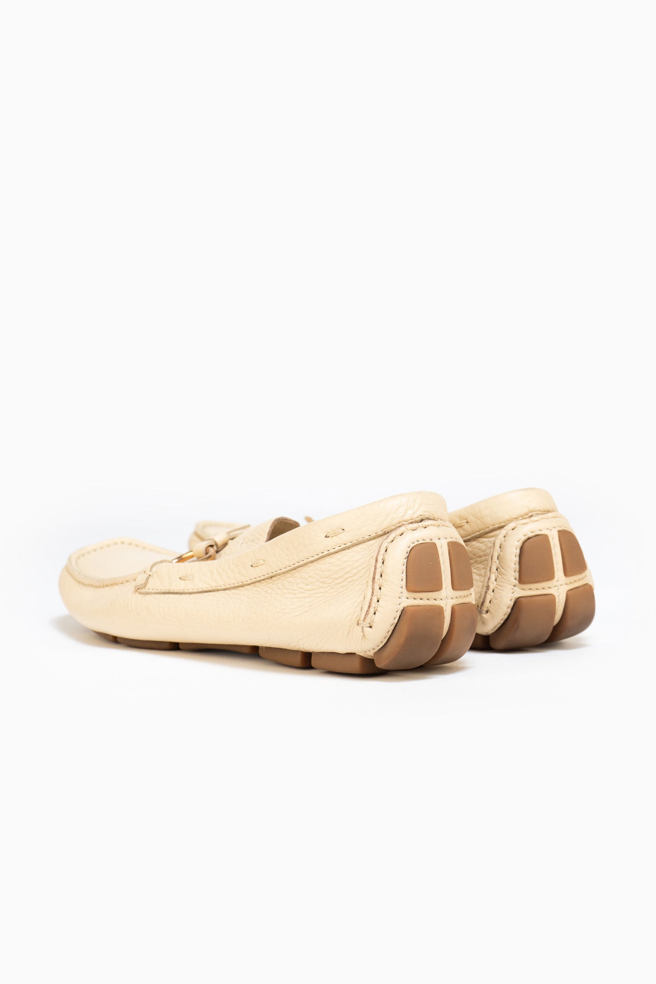 Prada Loafers In Beige - Size 39