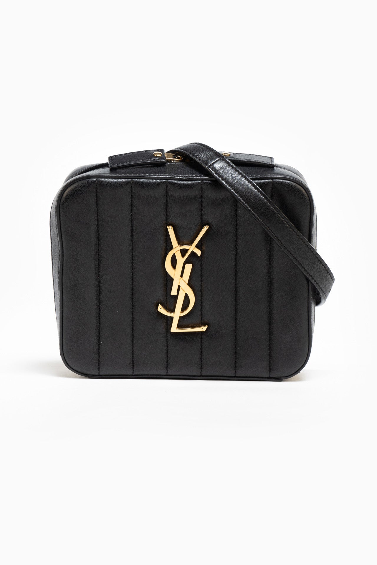 Bolsa de cintura acolchoada vertical Saint Laurent Vicky