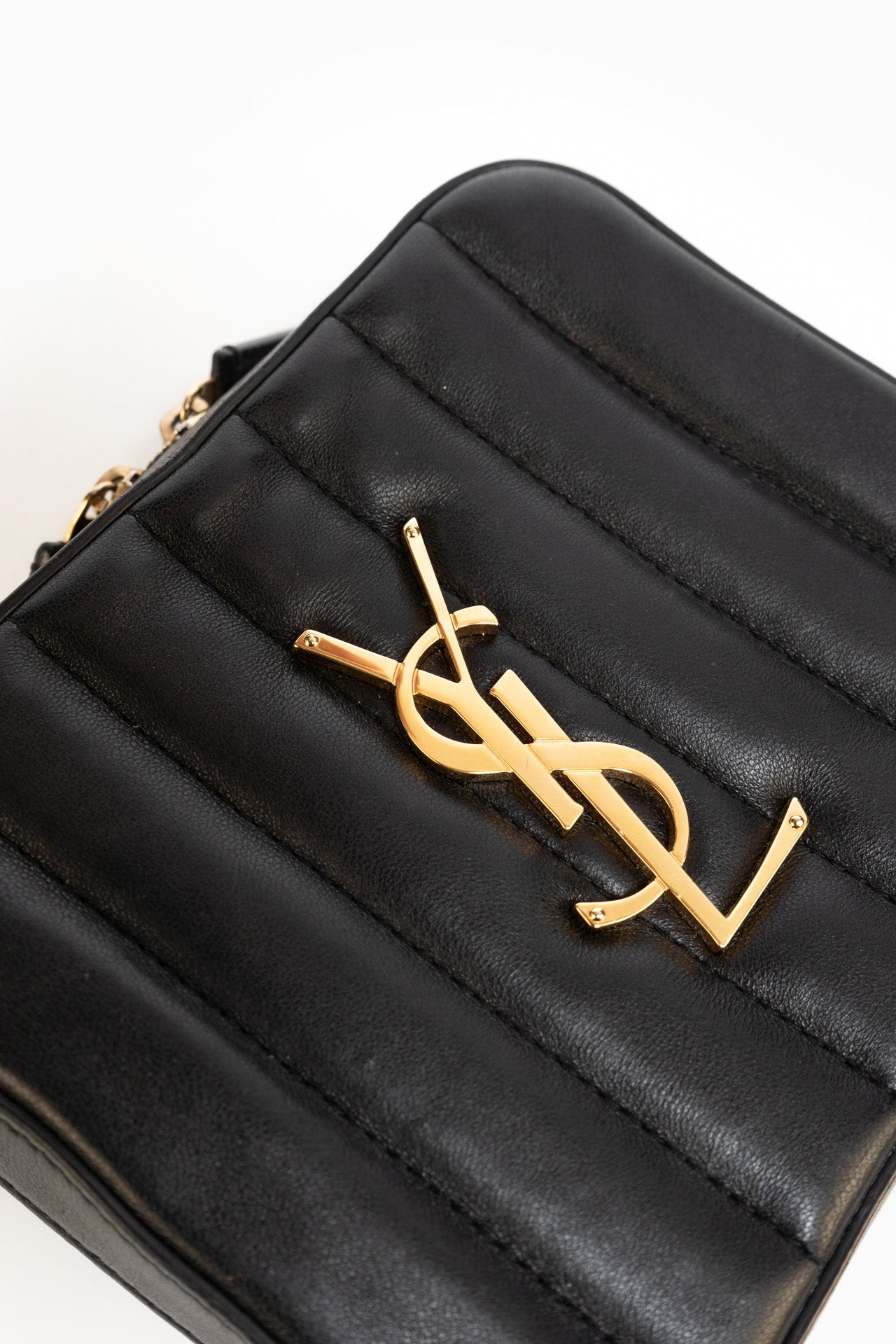 Bolsa de cintura acolchoada vertical Saint Laurent Vicky