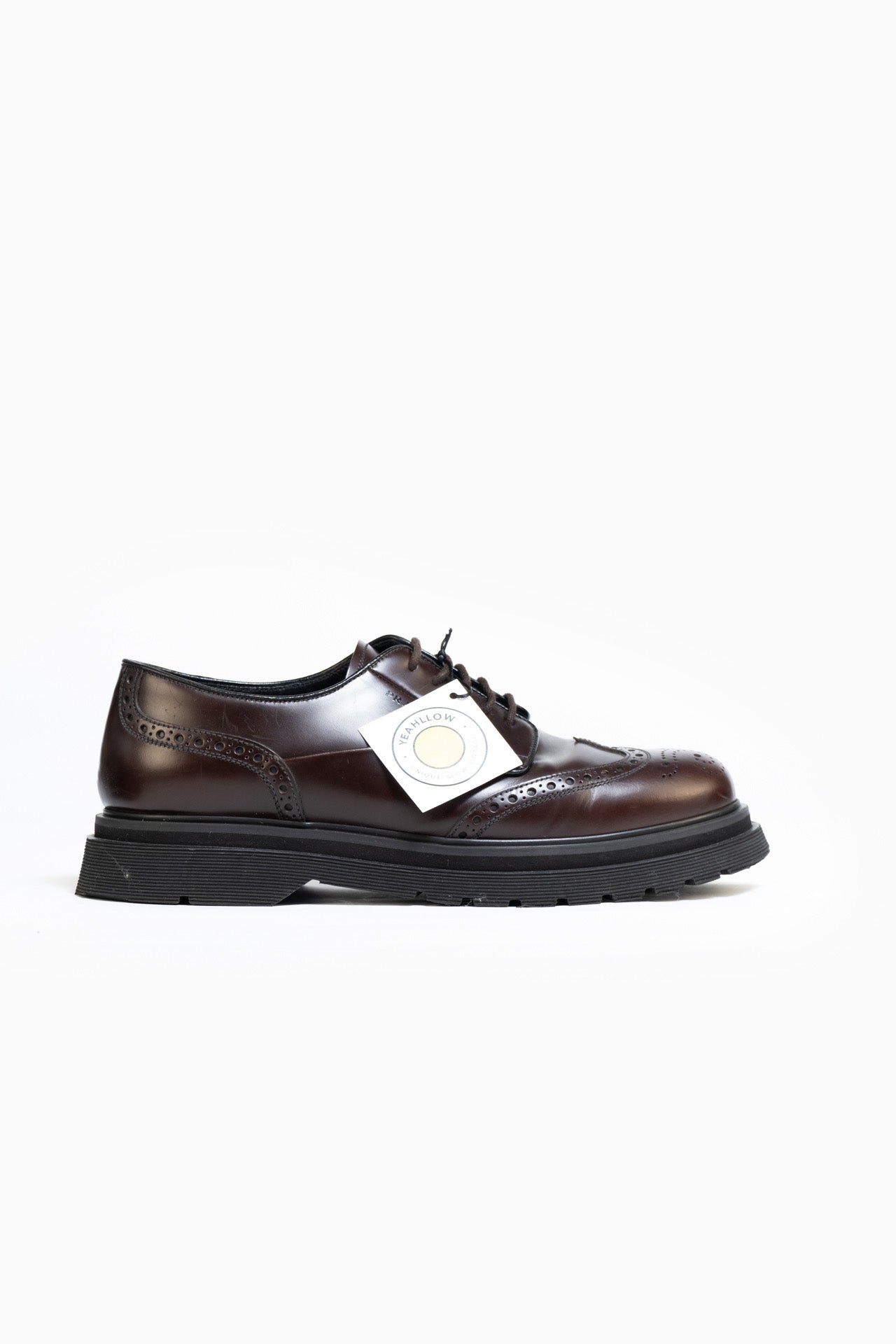 Prada Brogues Chaussures En Marron - Taille 43