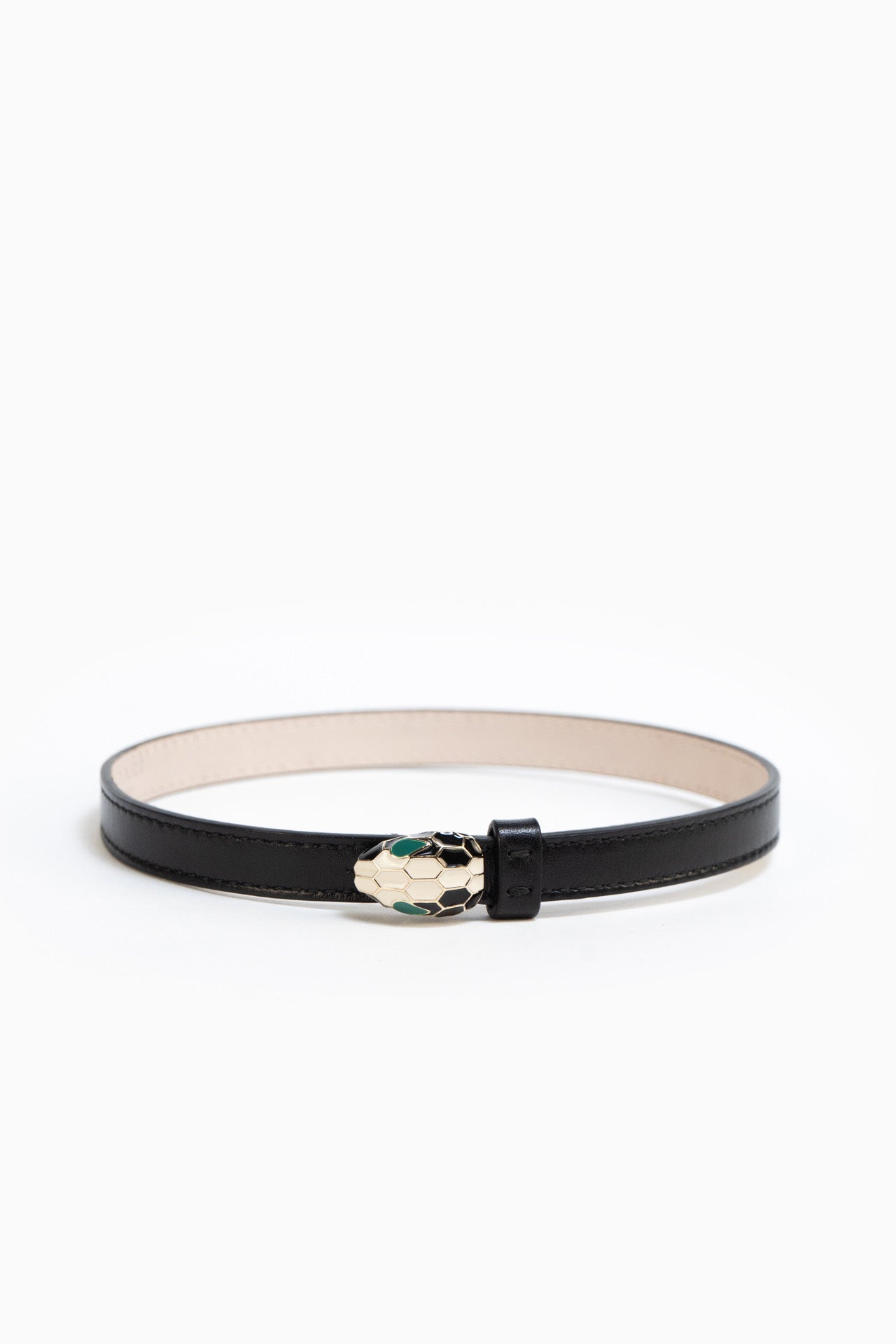 Bulgari Serpenti Leather Bracelet