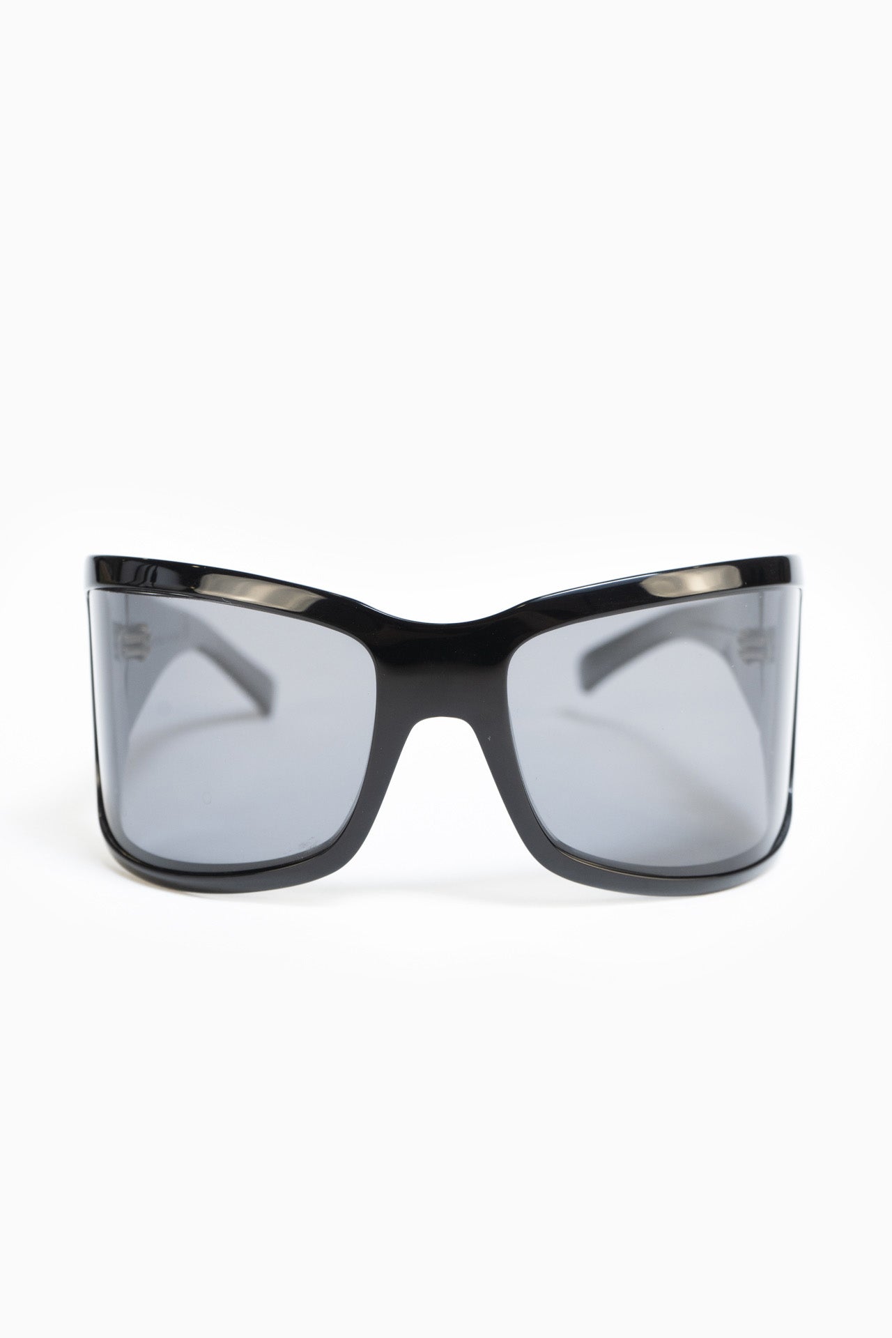 Bottega Veneta Mask Vintage Sunglasses In Black