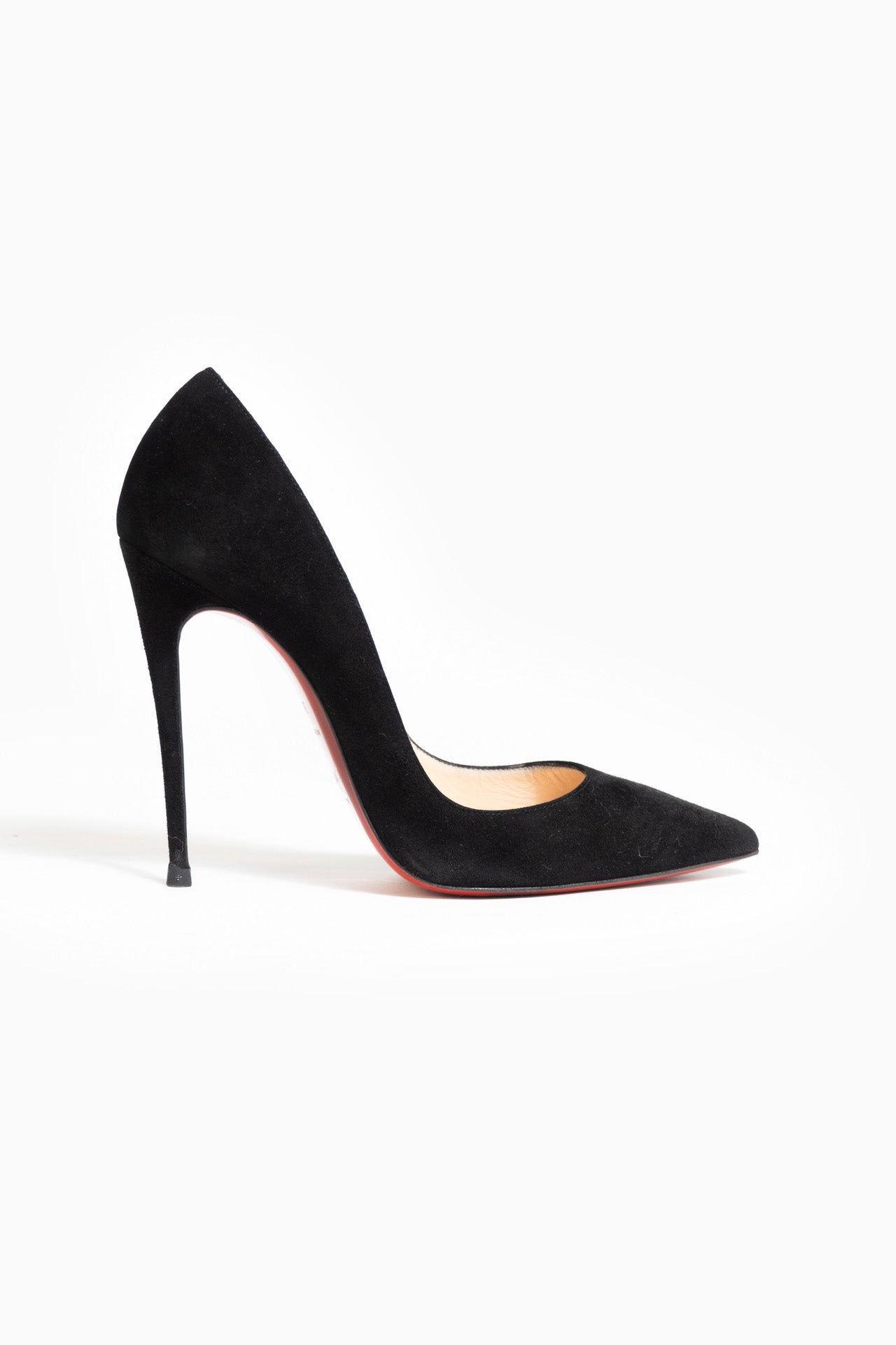 CHRISTIAN LOUBOUTIN Kate 100 Suede Pumps - Size 39