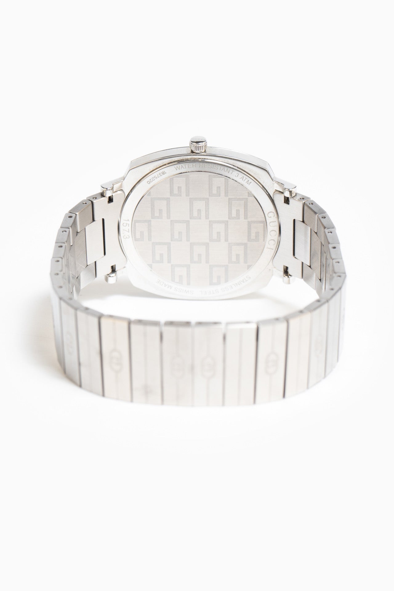 Gucci Grip Watch In Stainless Steel