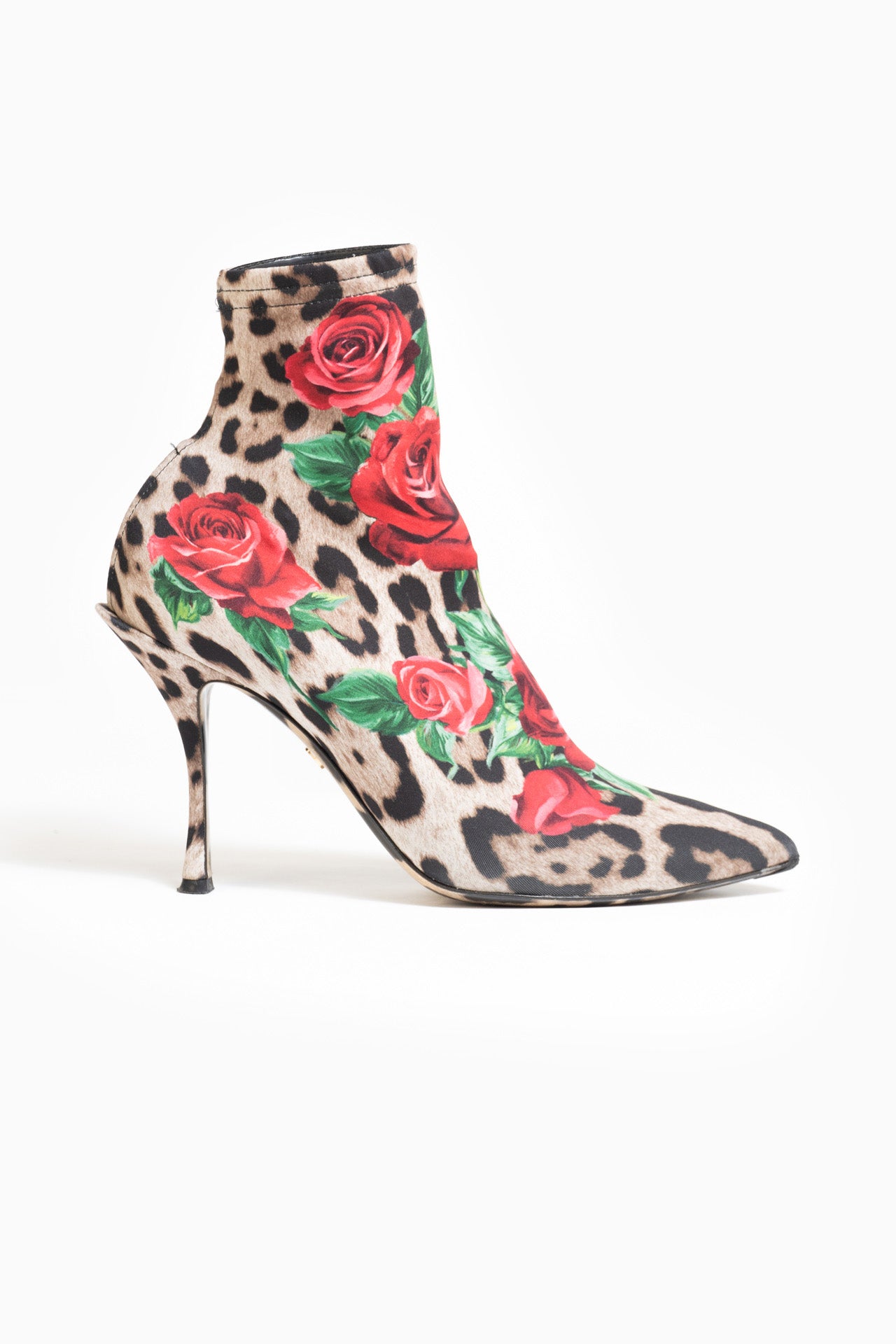 Botas Dolce&amp;Gabbana Leopard Lycra - Tamanho 39