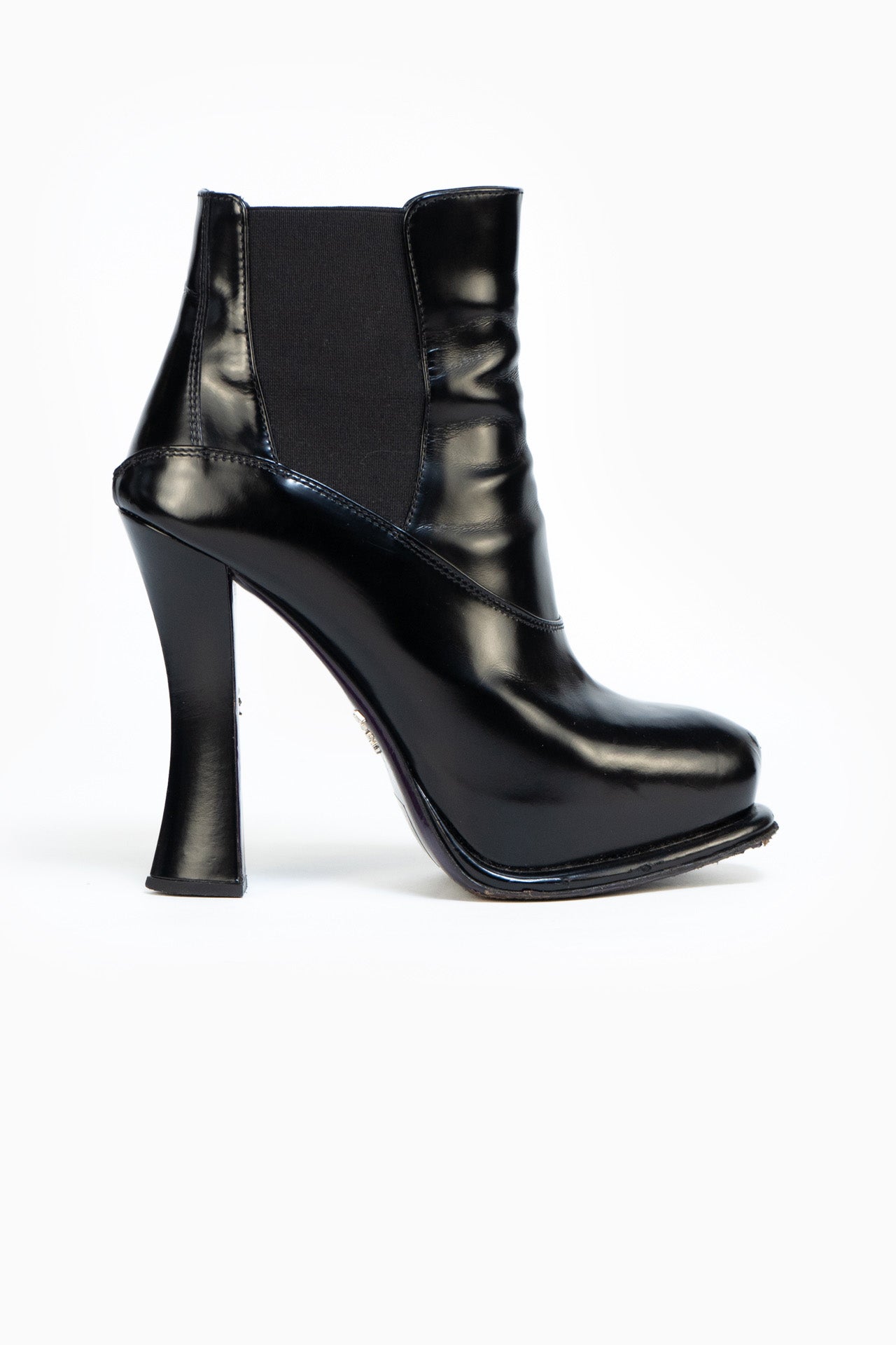 Bottines Chelsea en cuir Prada - Taille 36