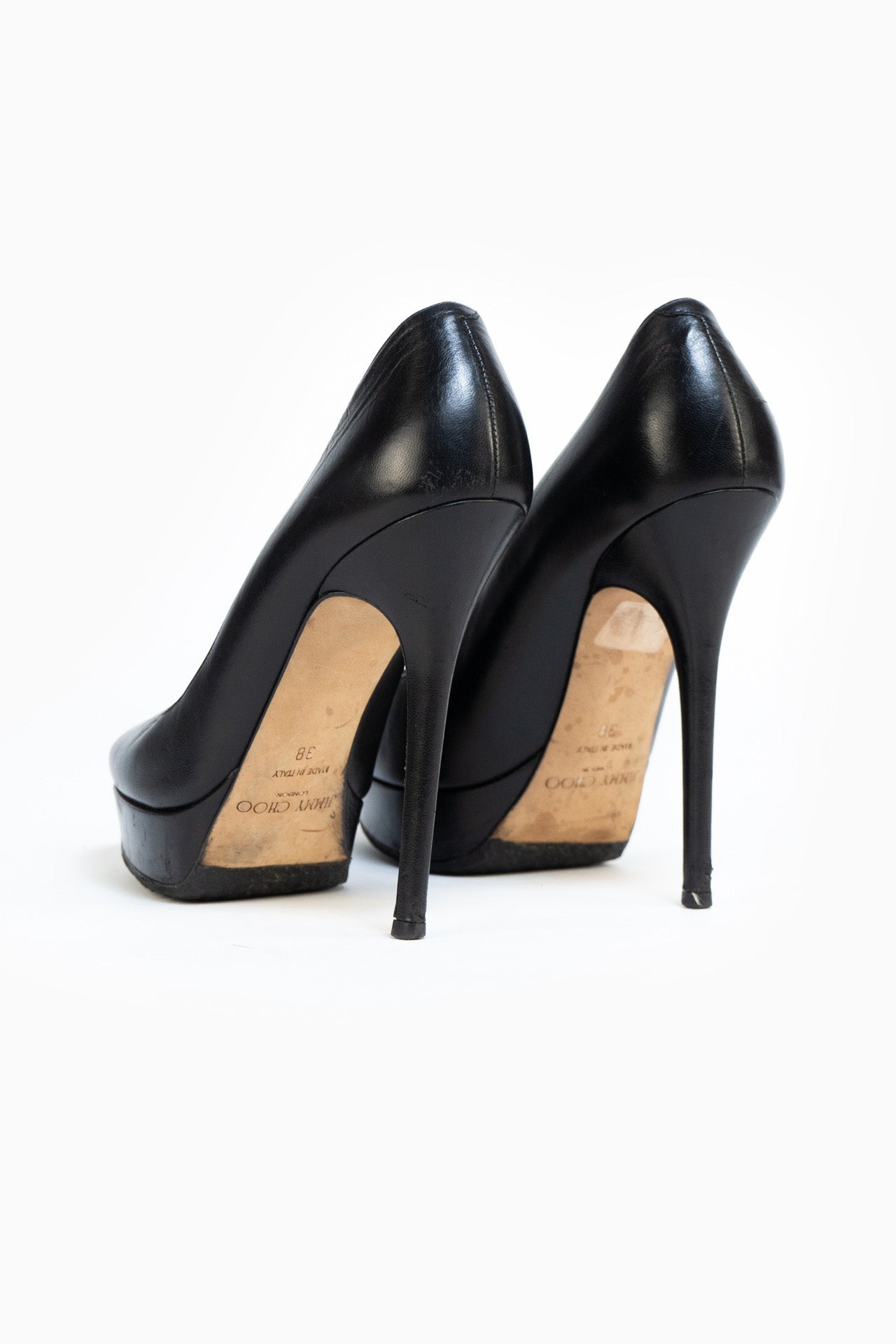 Jimmy Choo Black Heels - Size 38