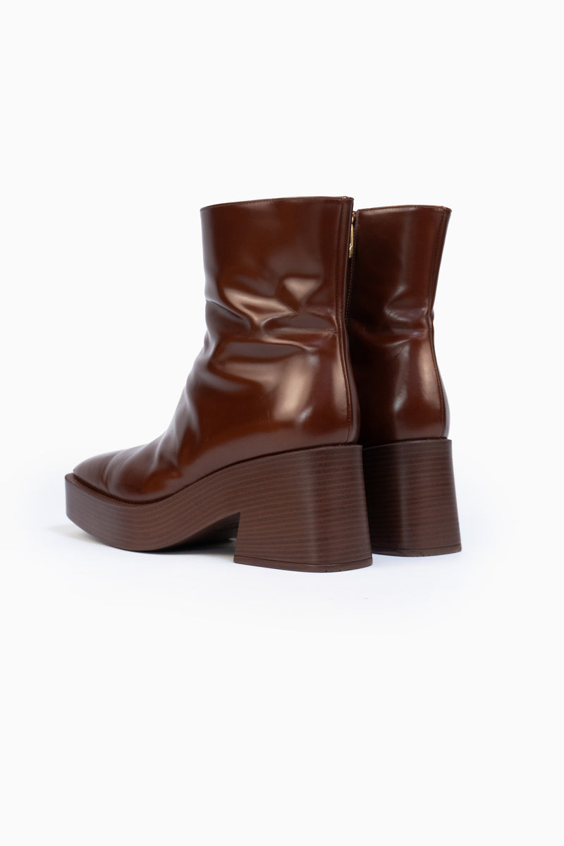 Tod´s Leather Ankle Boots In Brown- Size 39,5