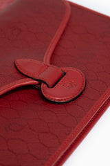 Dior Vintage Monogram Bag In Red