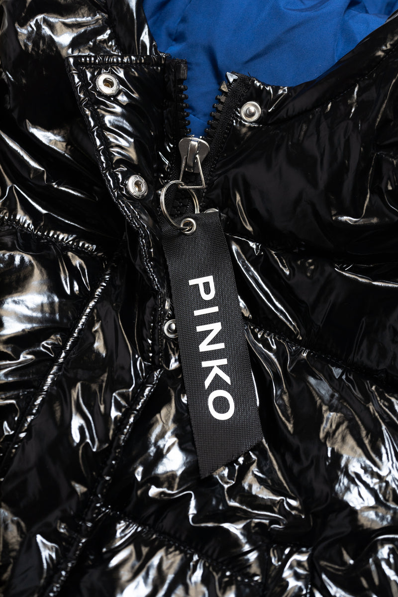 Pinko Puffer Jacket In Black