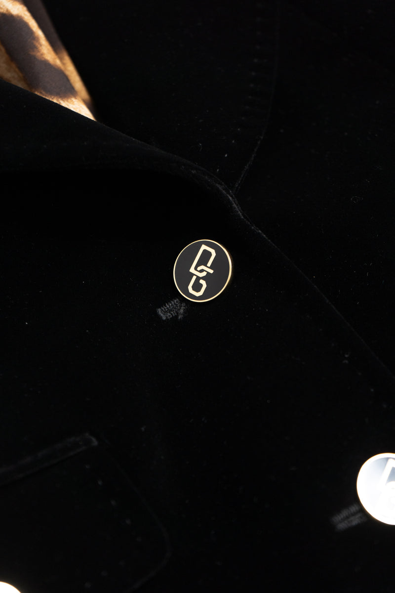 Dolce&Gabbana Velvet Black Blazer