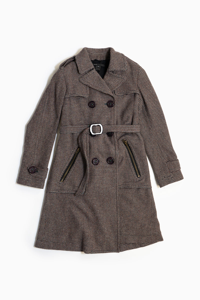 Marc Jacobs Belted Wool Coat