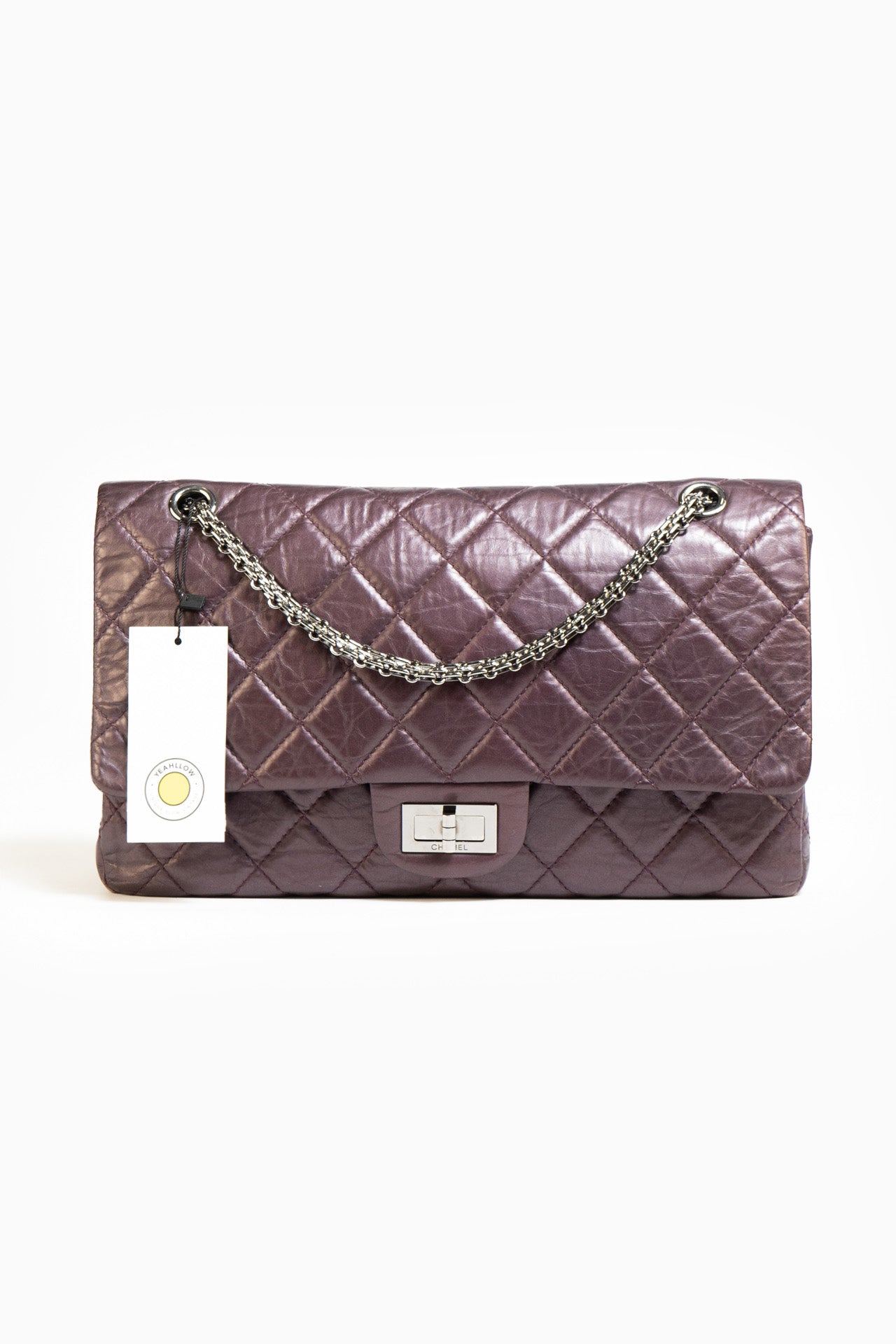 Chanel Reissue 2.55 Classic Flap Shoulder Bag in Purple