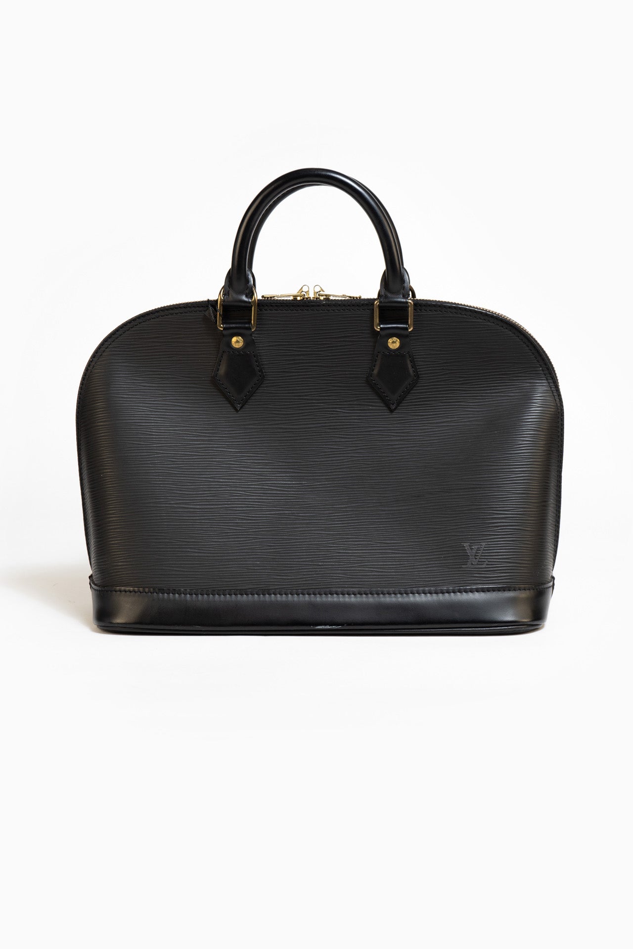 Louis Vuitton Epi Leather Alma PM Bag In Black