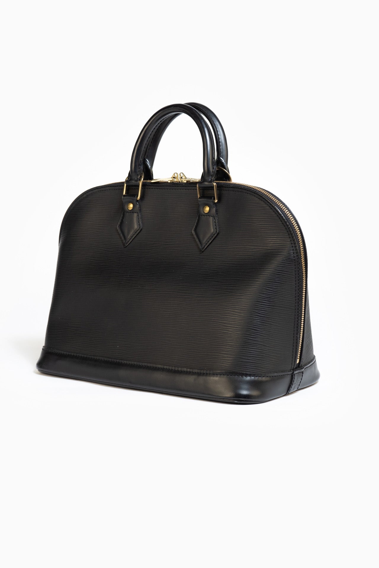 Louis Vuitton Epi Leather Alma PM Bag In Black