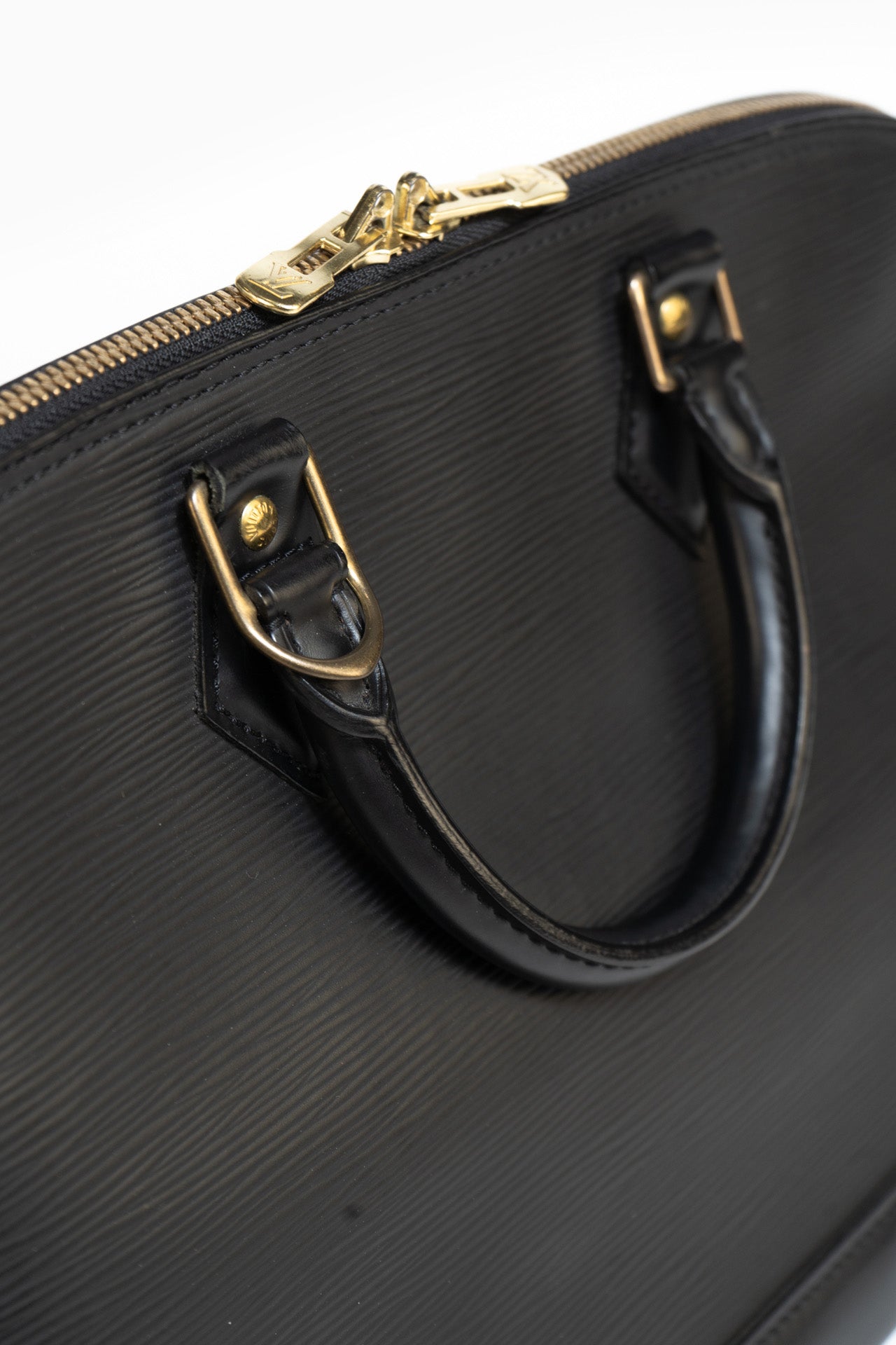 Louis Vuitton Epi Leather Alma PM Bag In Black