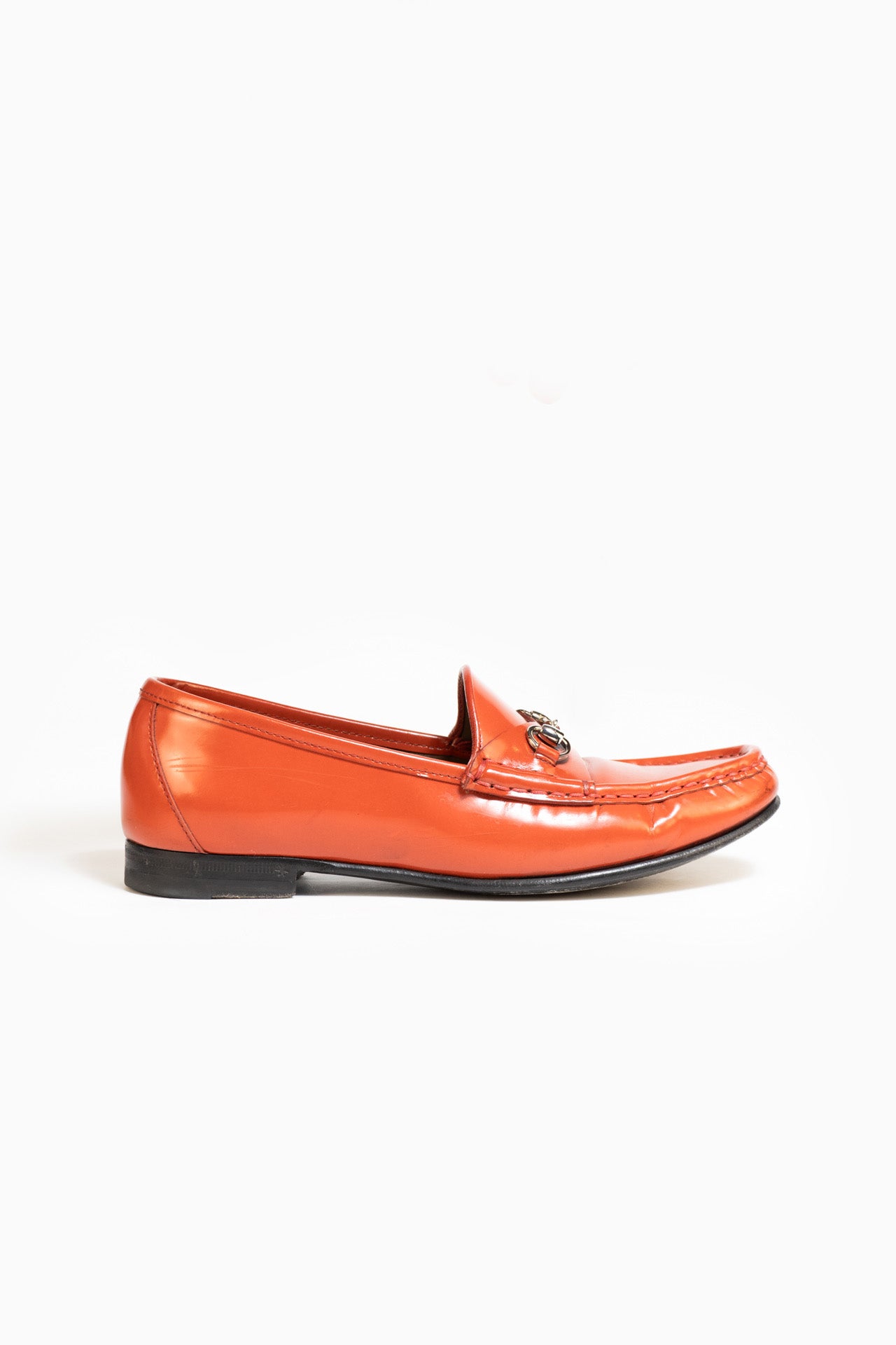 Gucci Horsebit 1953 Loafers In Orange - Size 36