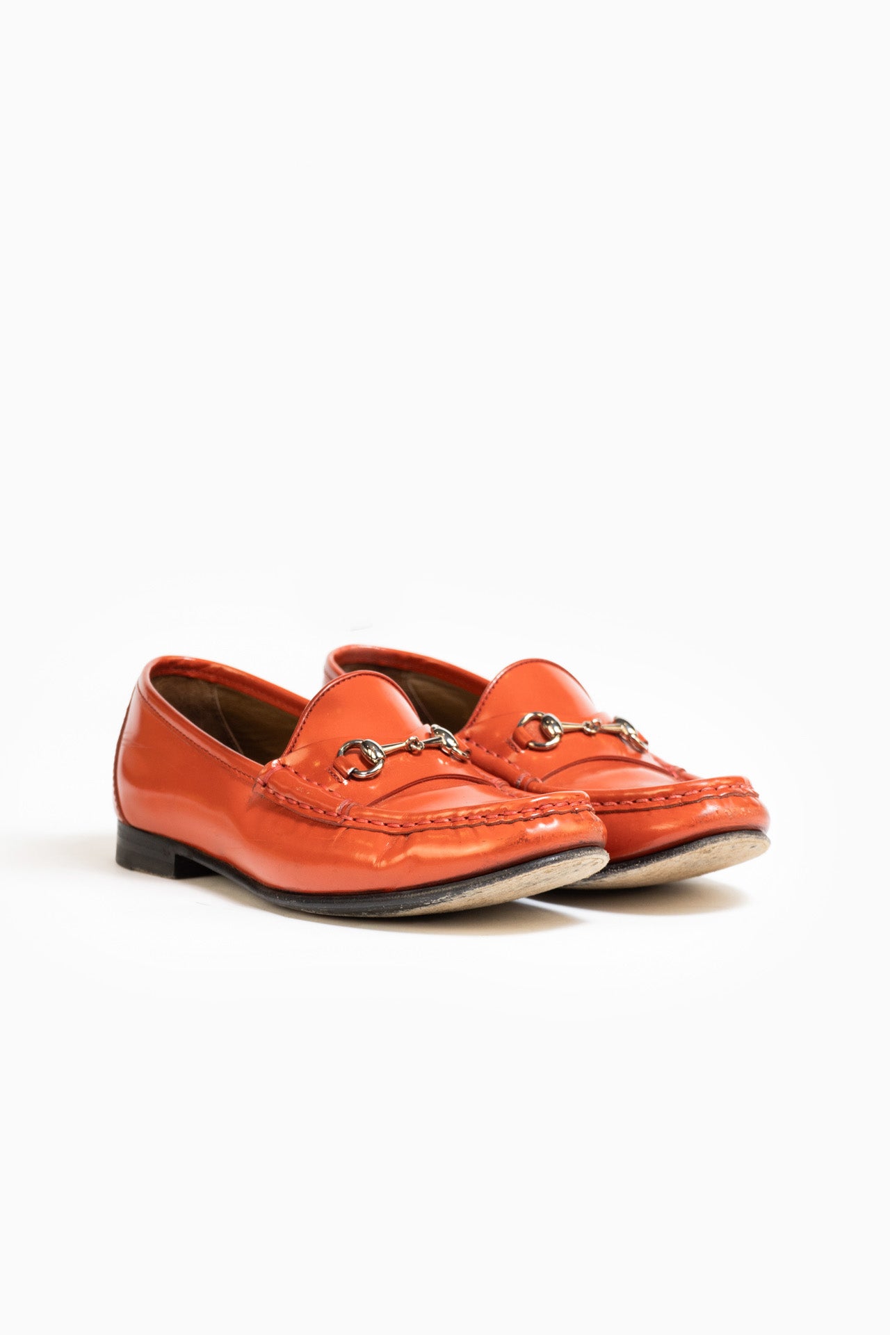 Gucci Horsebit 1953 Loafers In Orange - Size 36