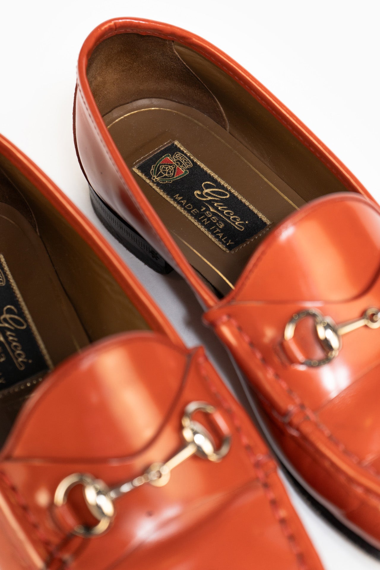 Gucci Horsebit 1953 Loafers In Orange - Size 36