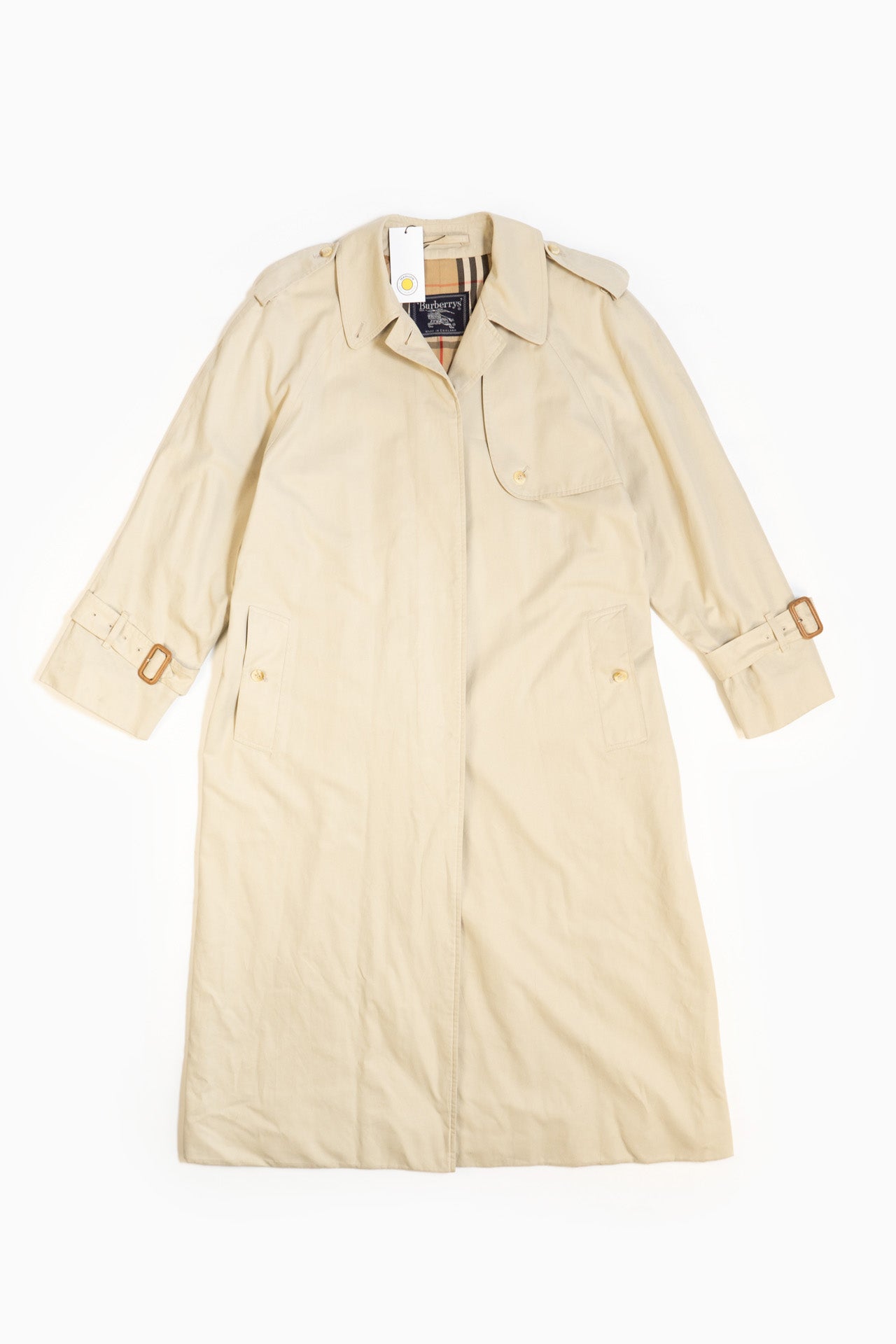 Burberry Trench Coat In Beige