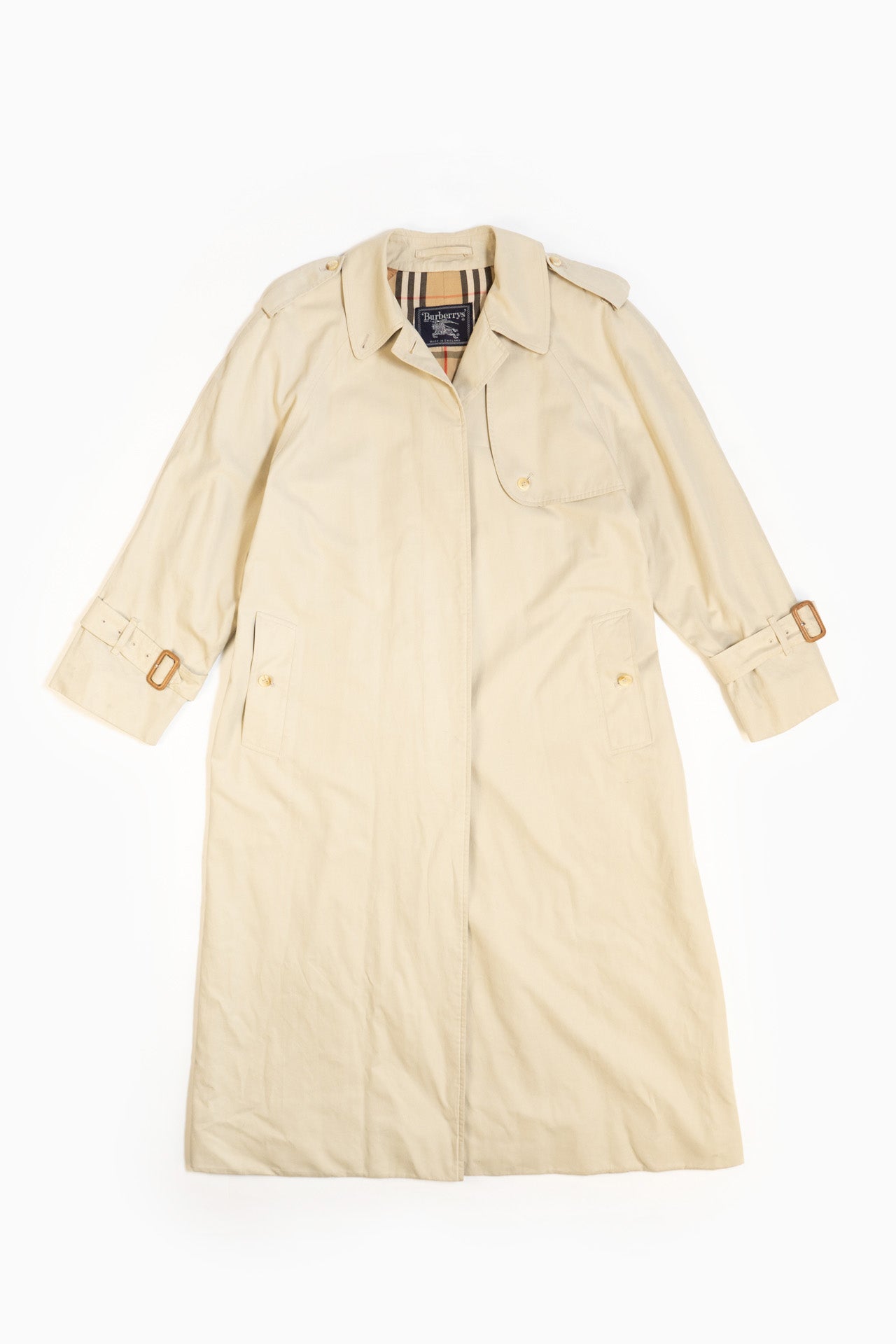 Burberry Trench Coat In Beige