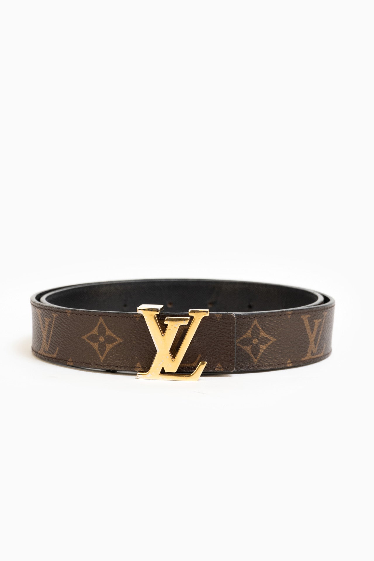 Louis Vuitton Reversible Monogram and Black Belt