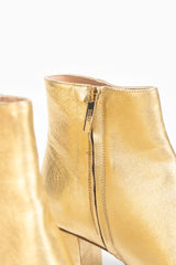 Red Valentino Gold Ankle Boots- Size 38