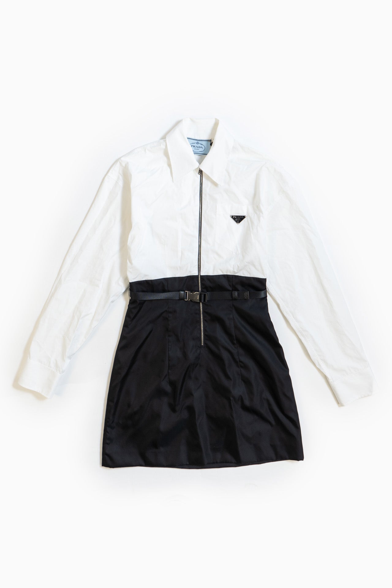 Prada Shirt Dress With Belt