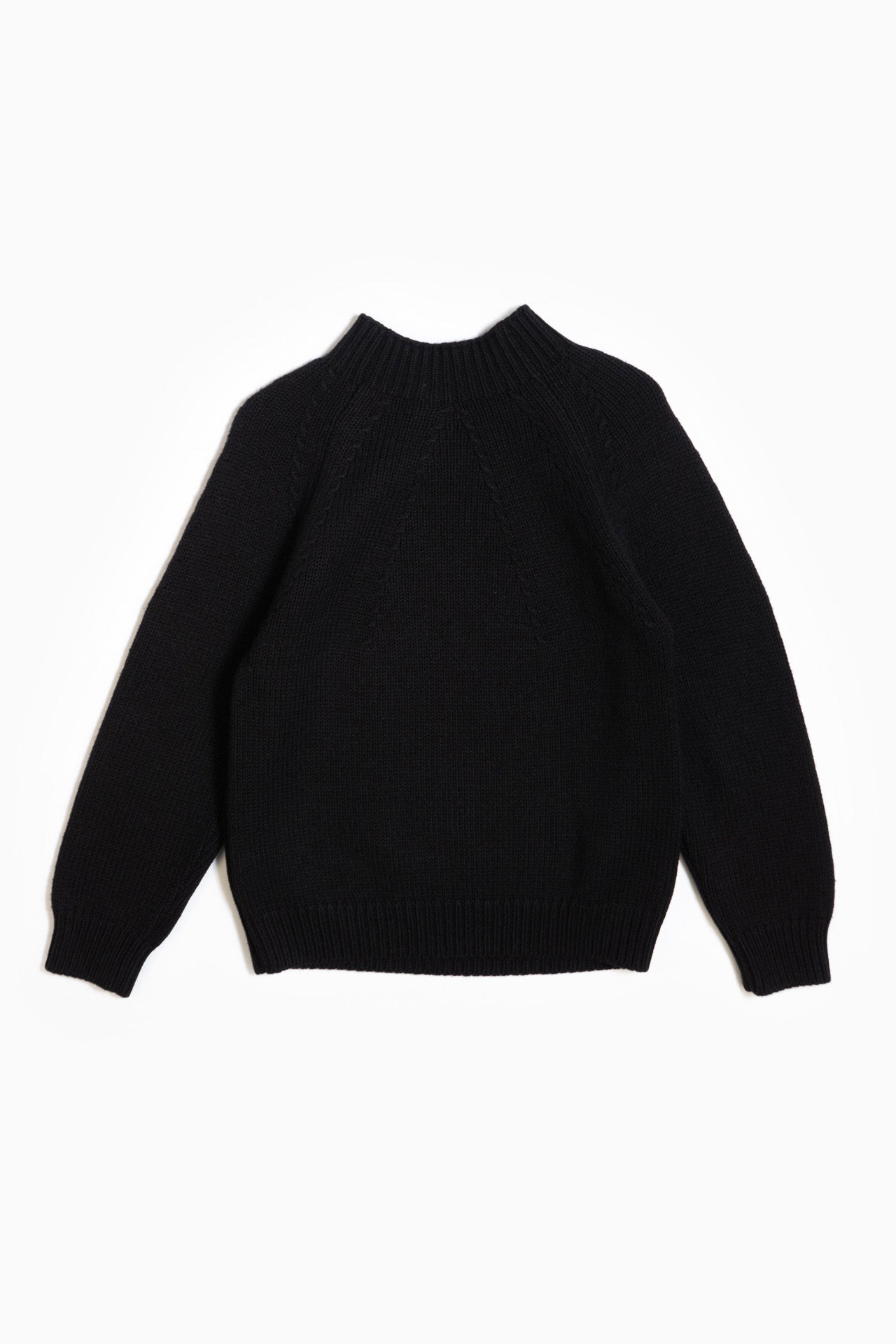 BURBERRY EMBROIDERED MOTIF FUNNEL NECK JUMPER