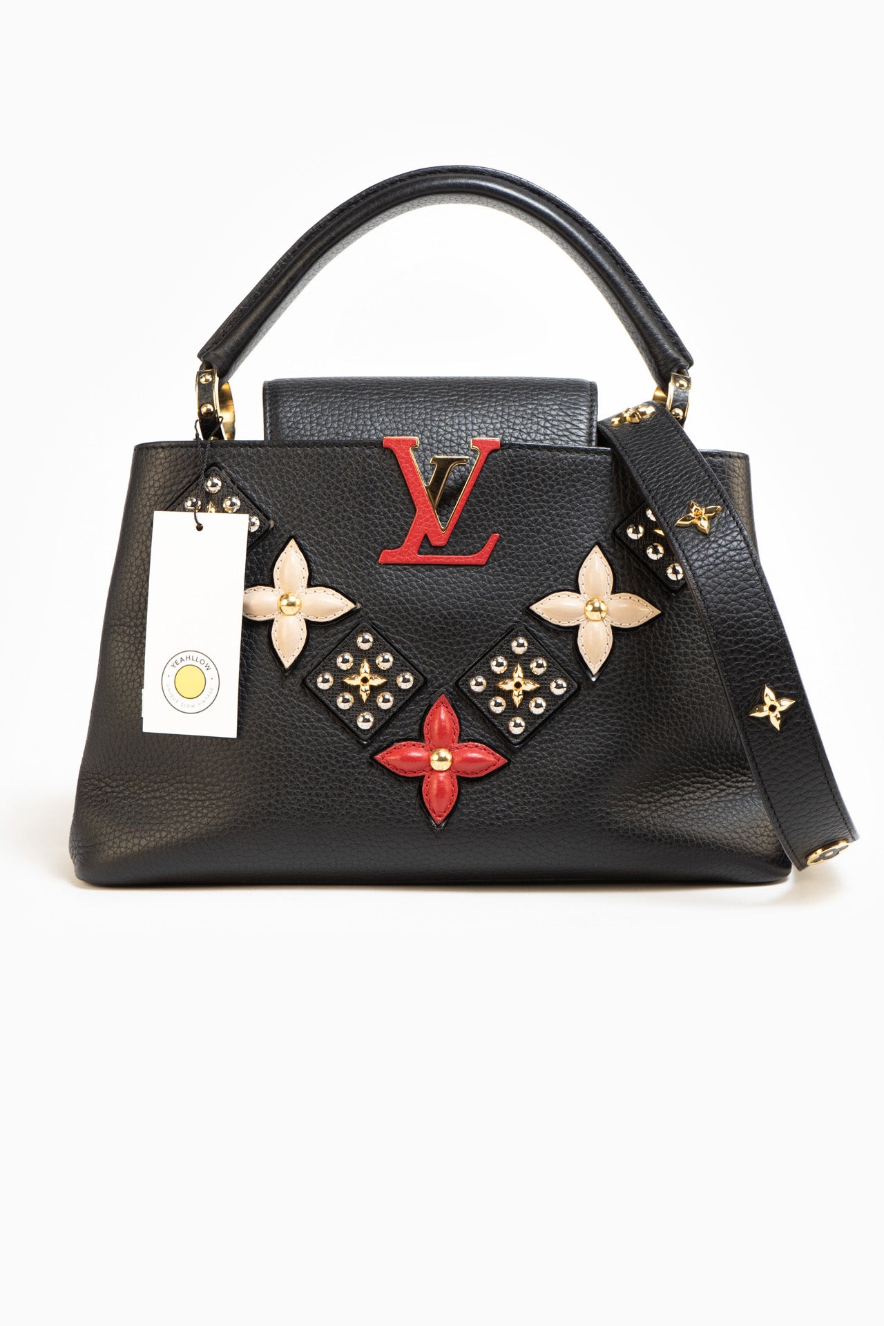 Louis Vuitton Capucines MM Limited Edition Bag In Black