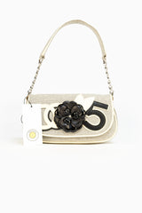 Chanel Camellia No. 5 Canvas Flap Bag