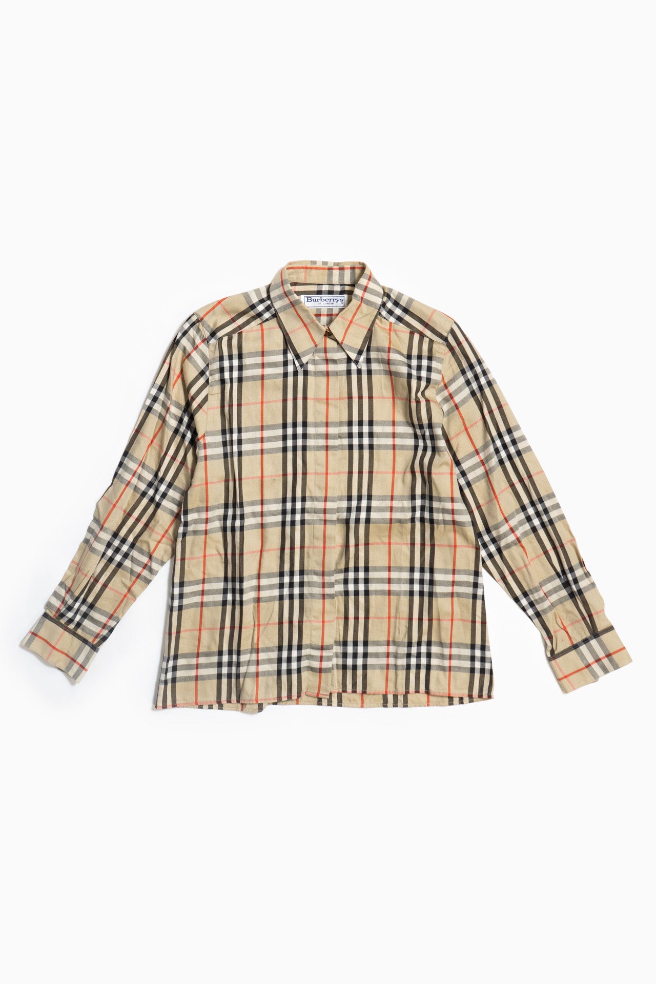 Burberry Checked Cotton Shirt