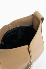 Salvatore Ferragamo Leather Bag In Beige